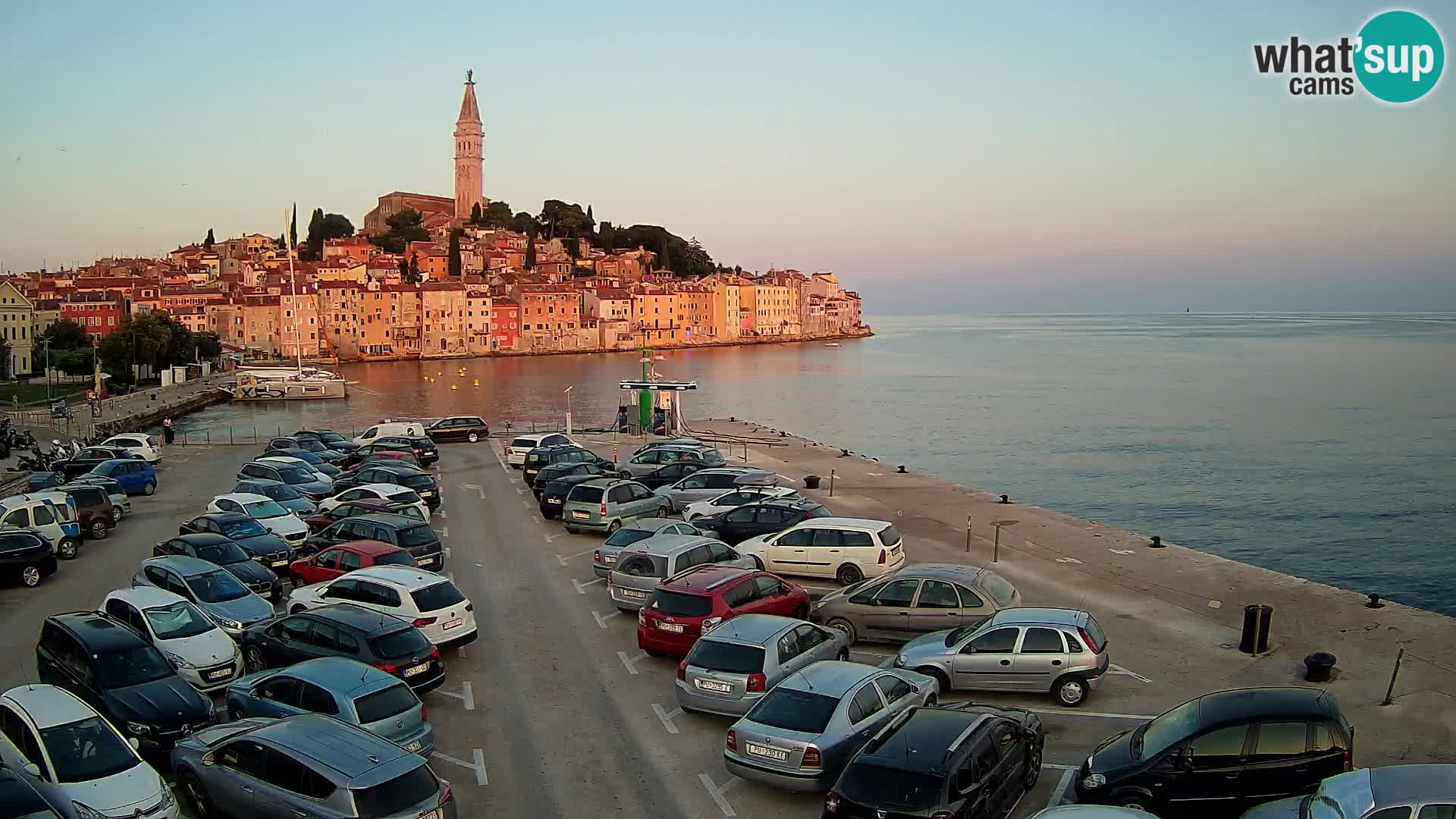 Web kamera Rovinj panorama grada
