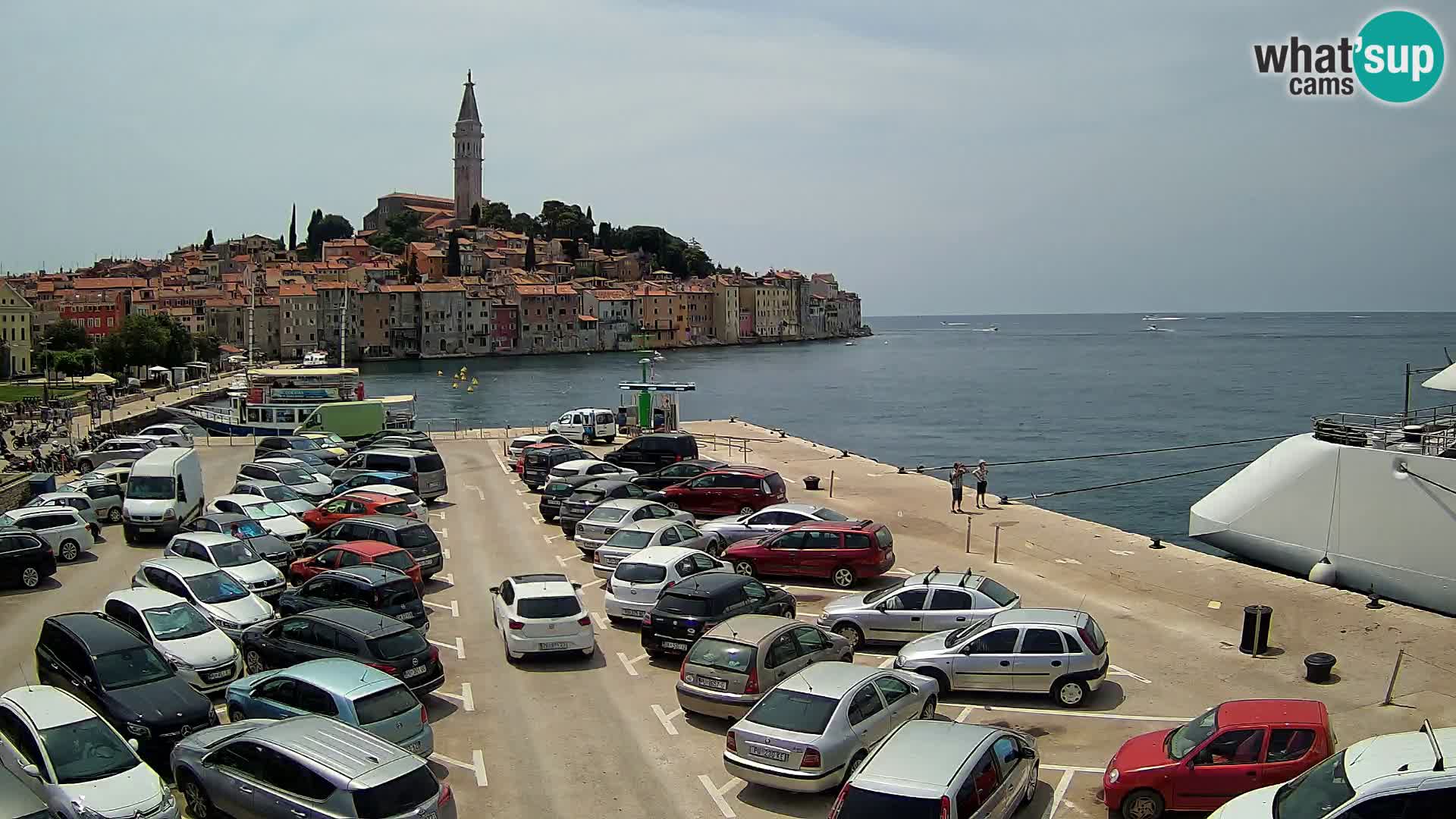Spletna kamera Rovinj panorama mesta | Istra