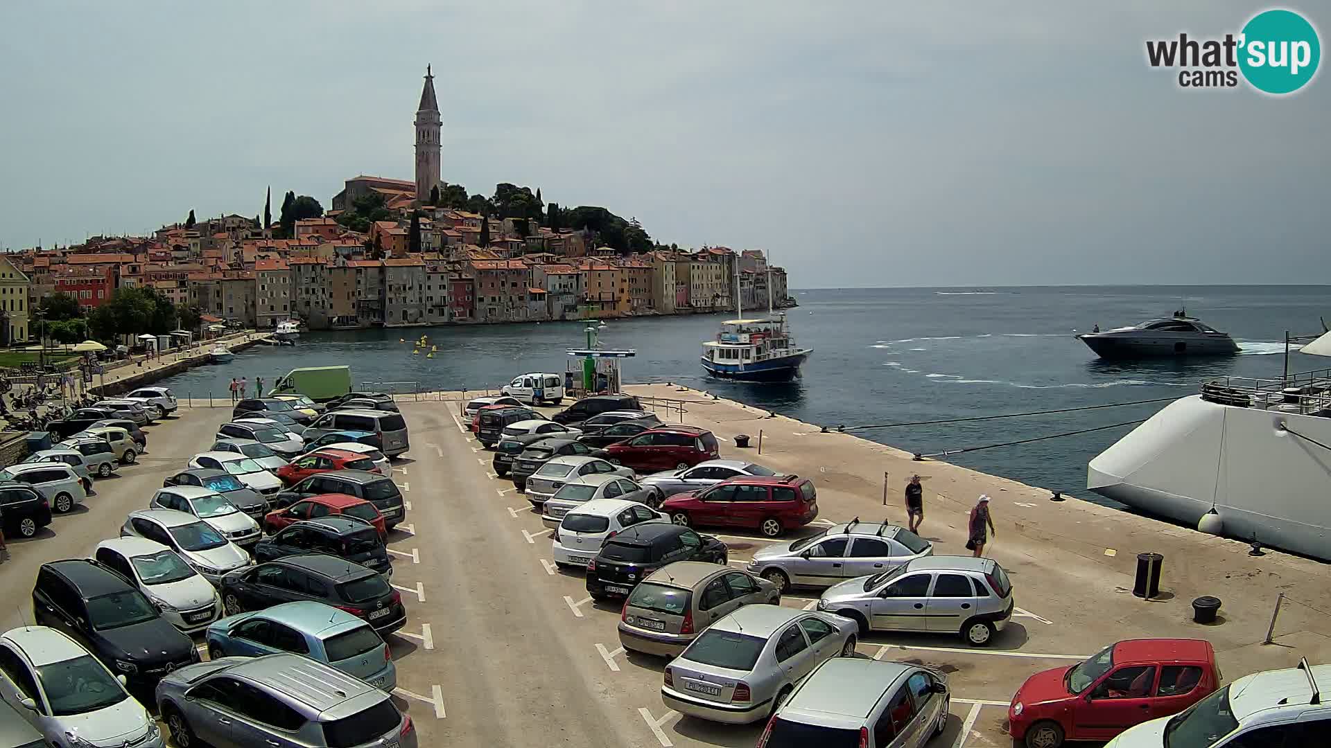 Web kamera Rovinj panorama grada