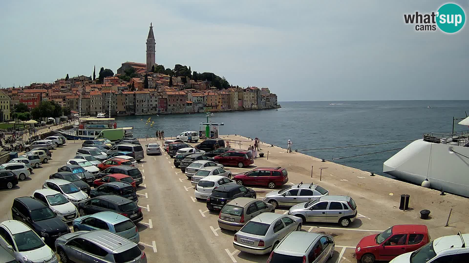 Web kamera Rovinj panorama grada