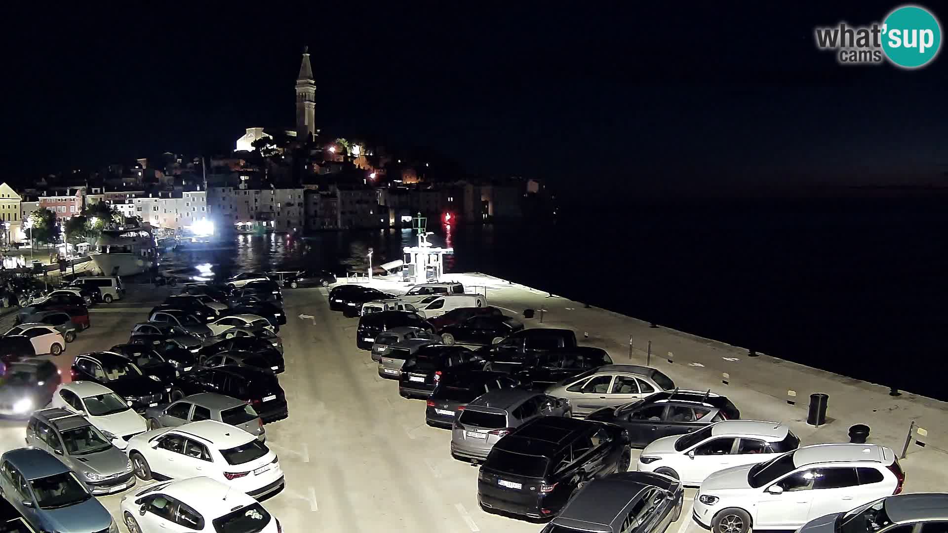 Spletna kamera Rovinj panorama mesta | Istra