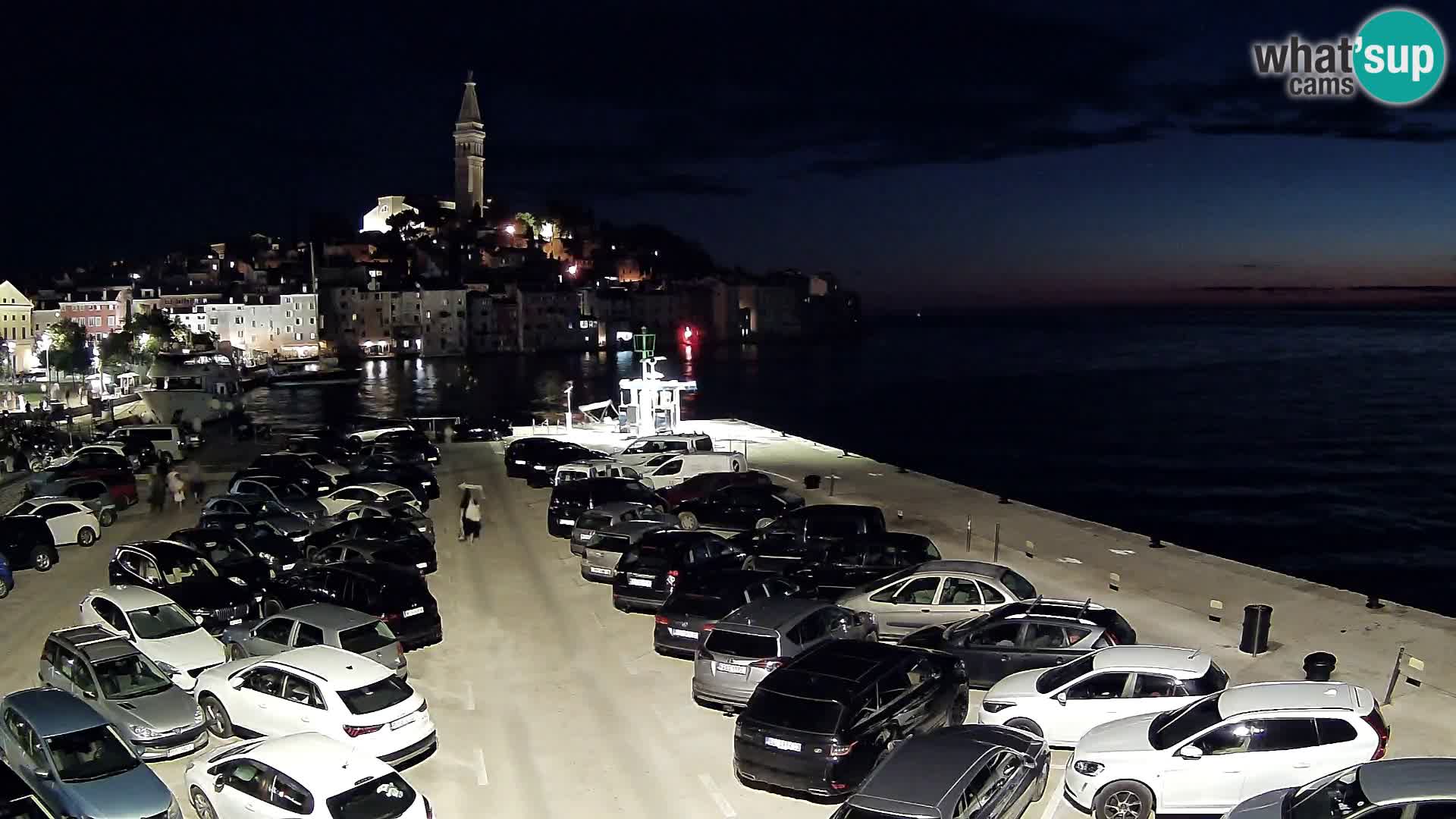 Spletna kamera Rovinj panorama mesta | Istra