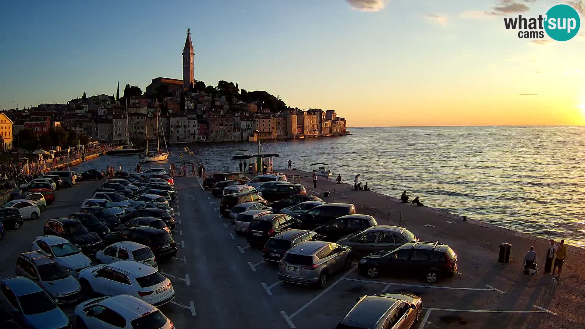 Webcam Rovinj panorama de la ciudad | Istria