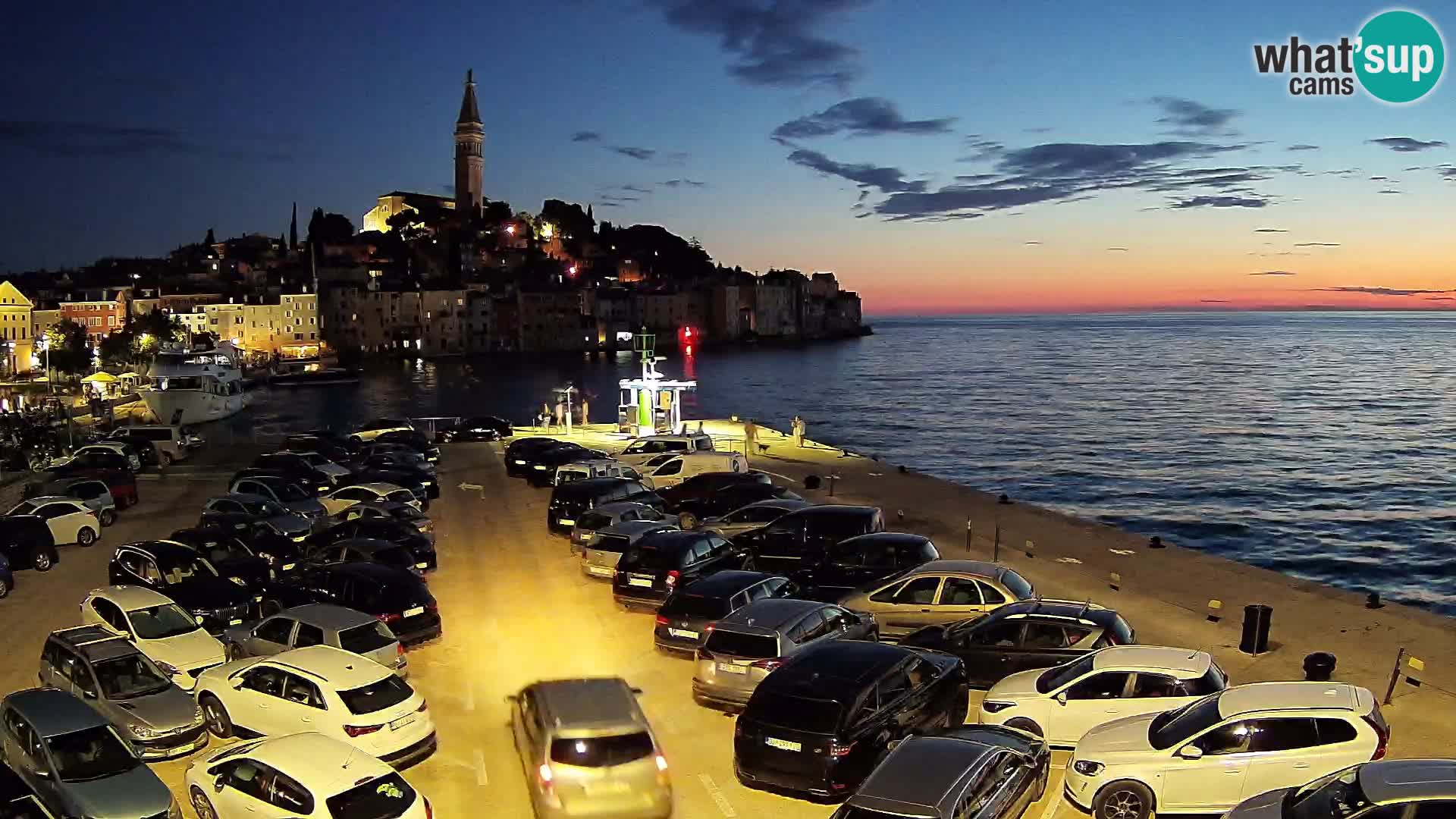 Web kamera Rovinj panorama grada