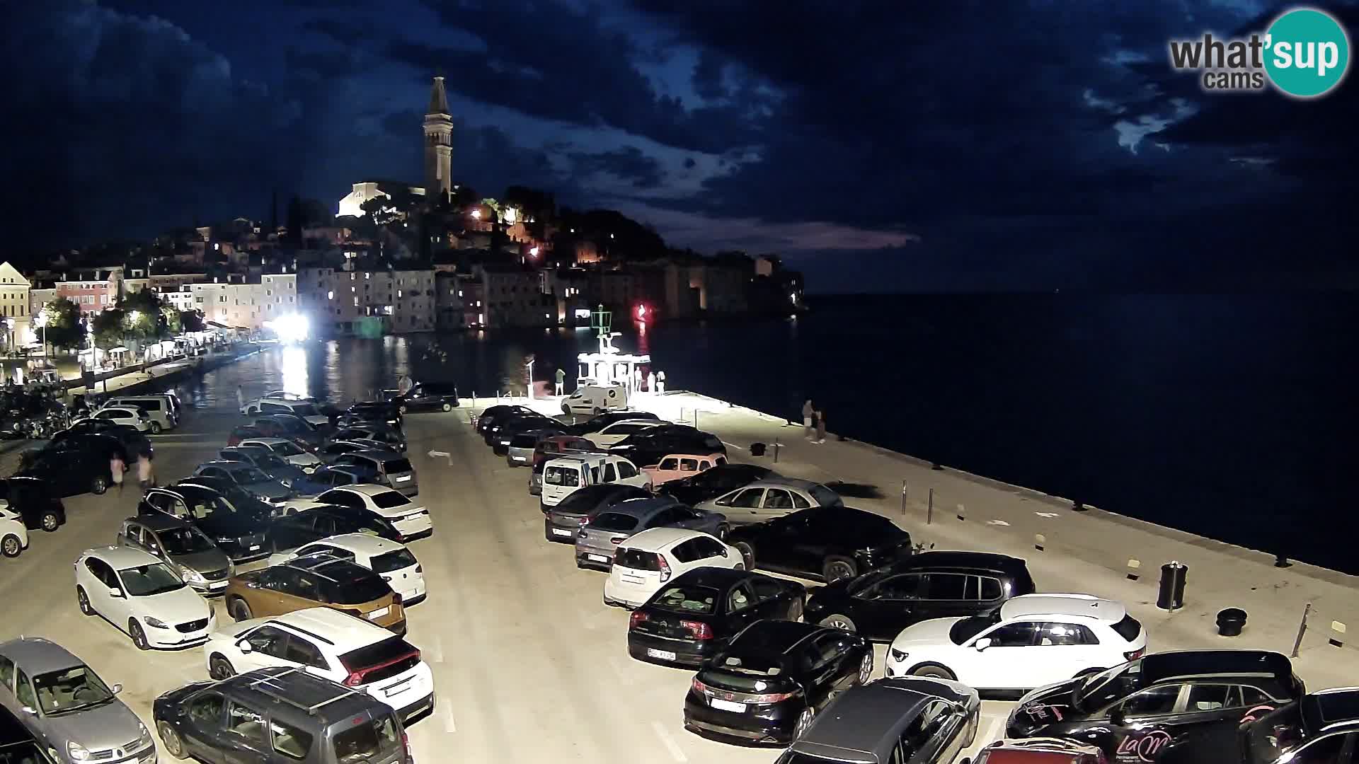 Spletna kamera Rovinj panorama mesta | Istra