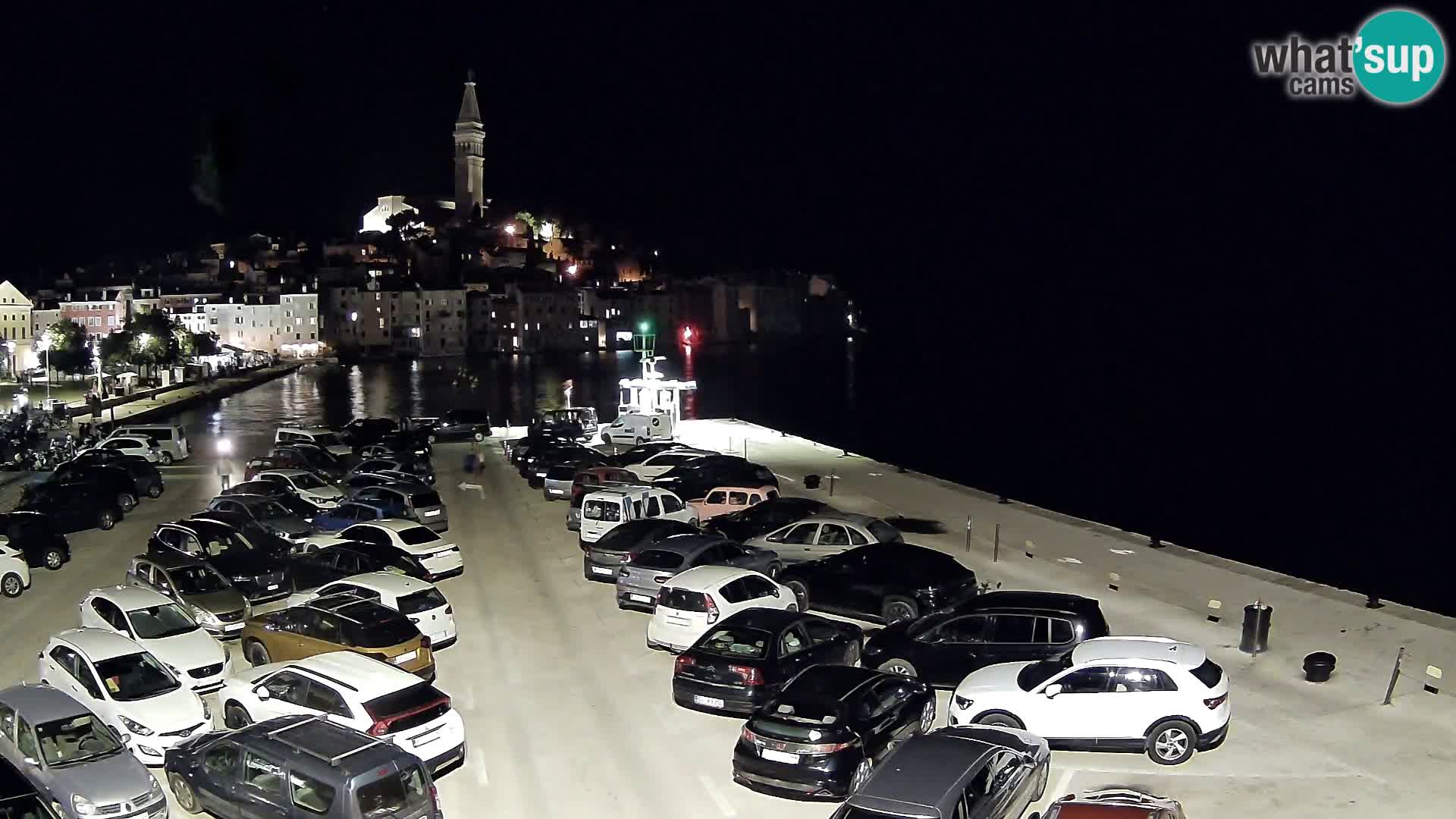 Webcam live Rovinj panorama de la ville | Istrie