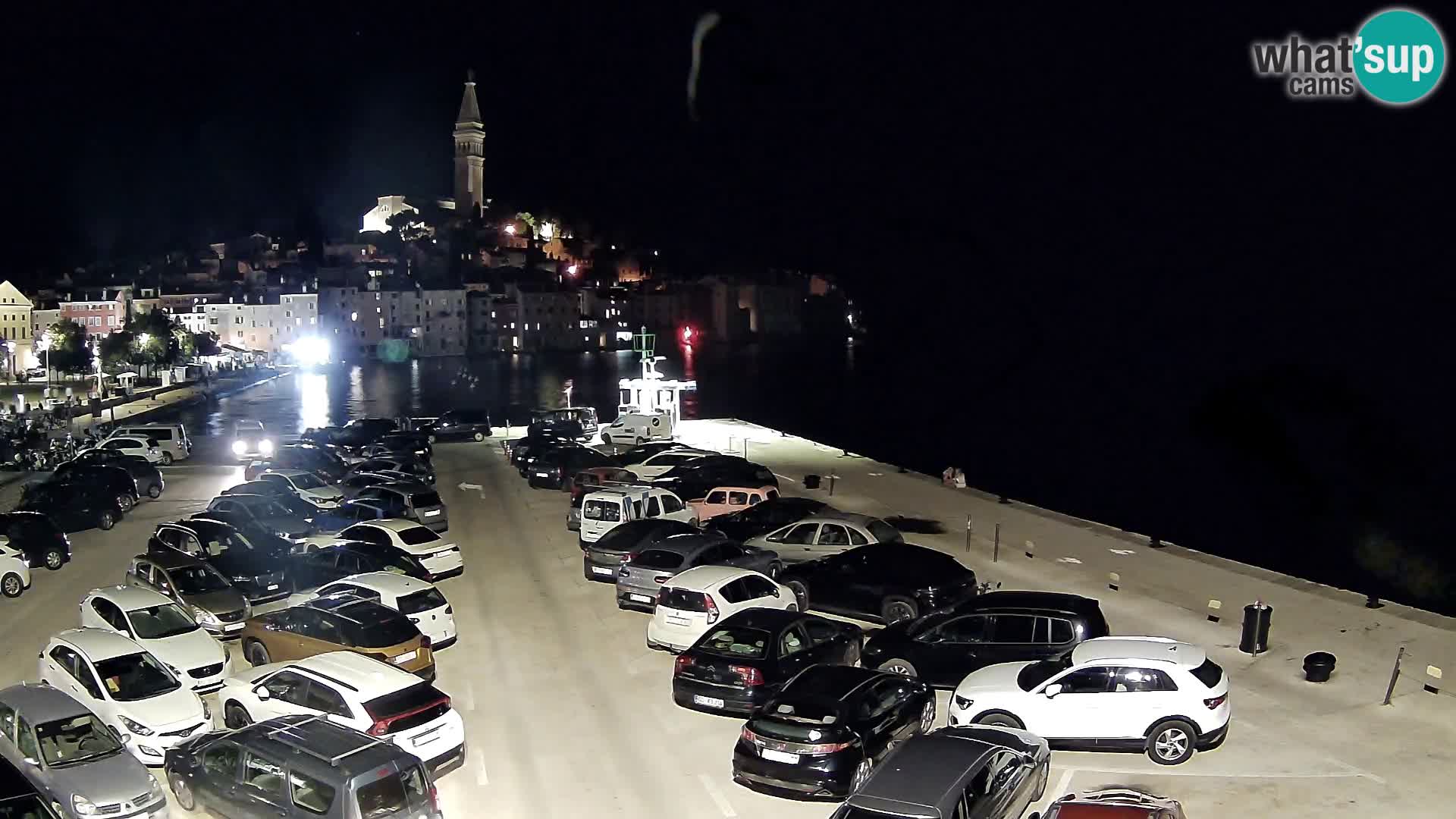 Spletna kamera Rovinj panorama mesta | Istra