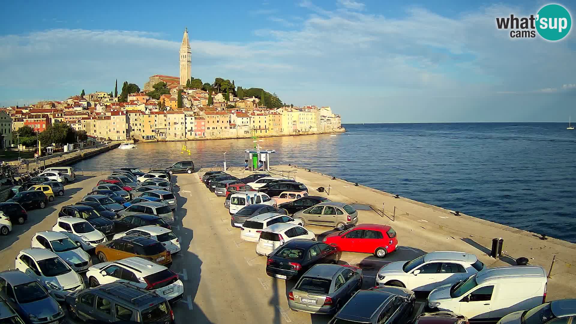 Webcam Rovinj panorama de la ciudad | Istria