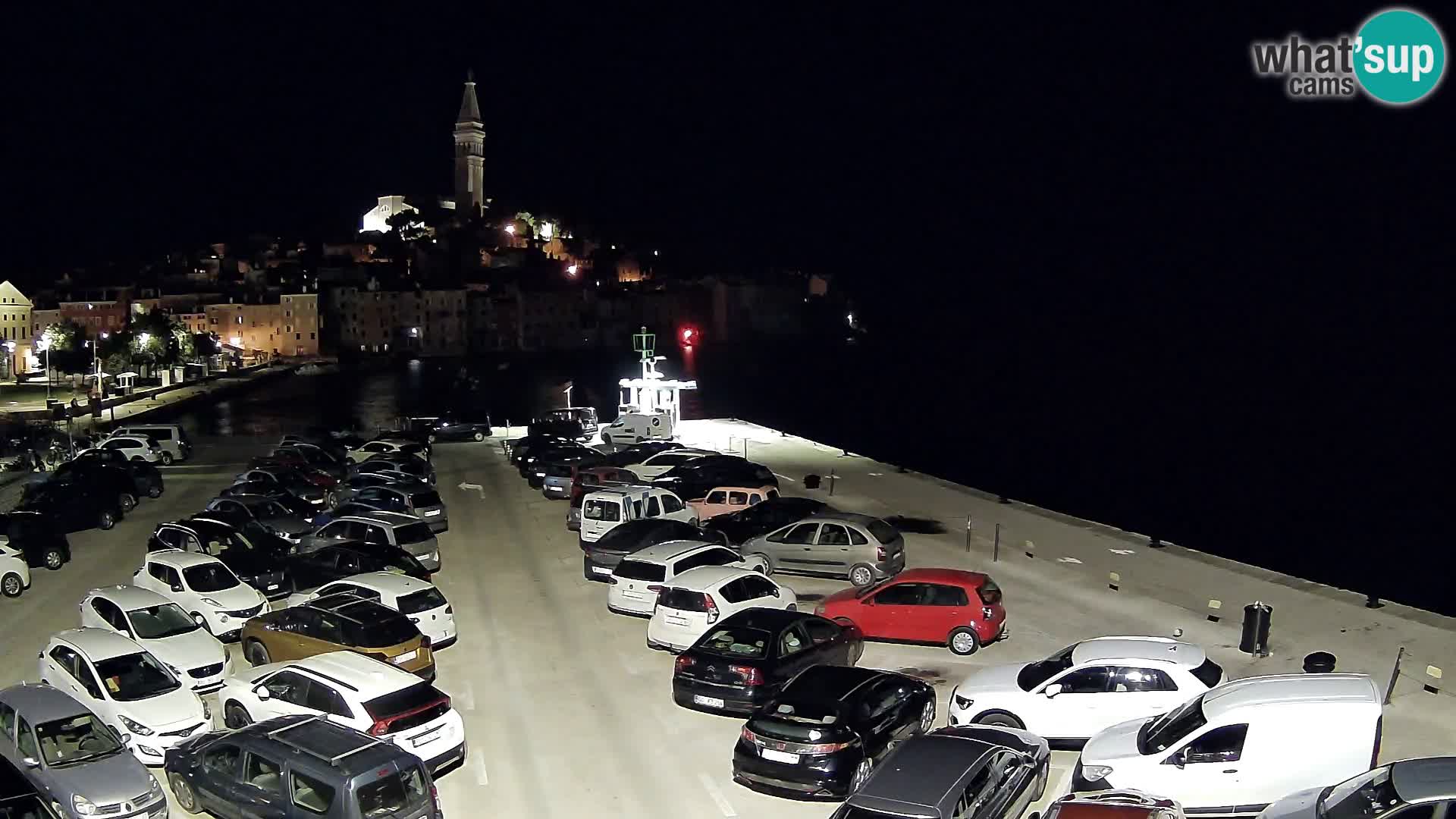 Webcam live Rovinj panorama de la ville | Istrie