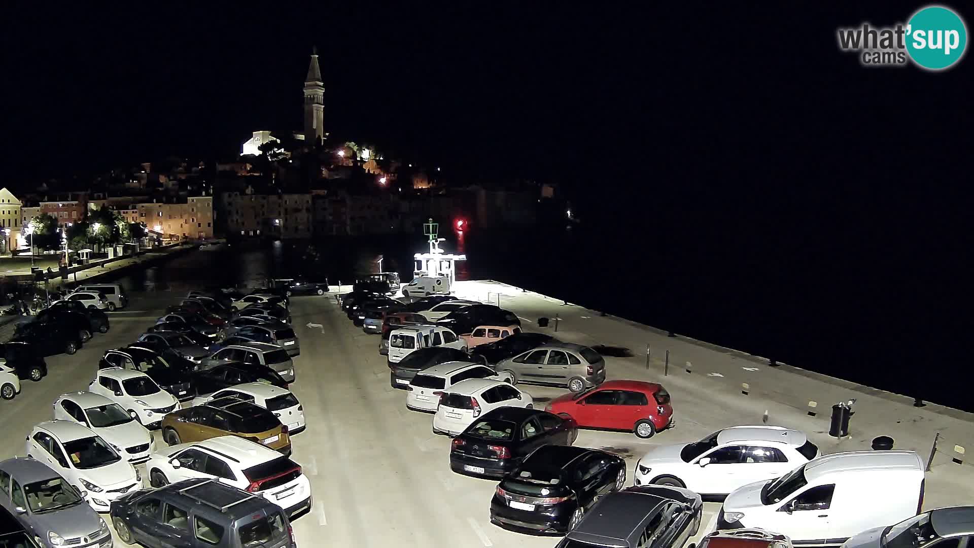 Webcam live Rovinj panorama de la ville | Istrie