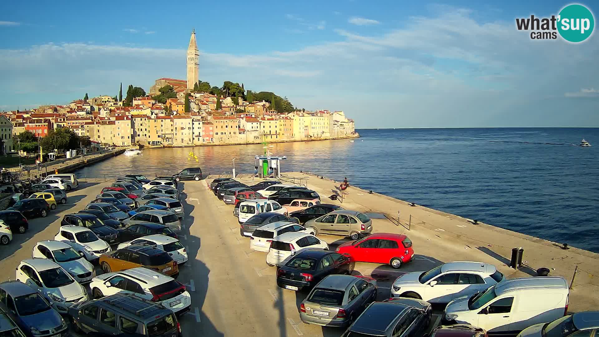 Webcam live Rovinj panorama de la ville | Istrie