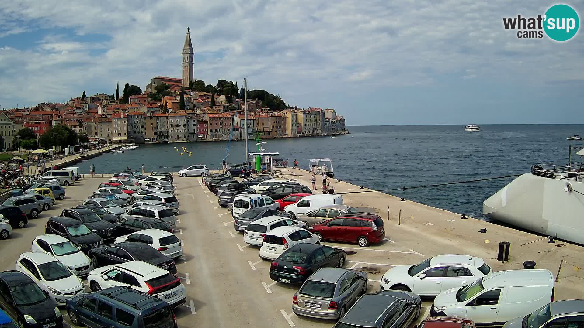 Webcam Rovinj panorama de la ciudad | Istria