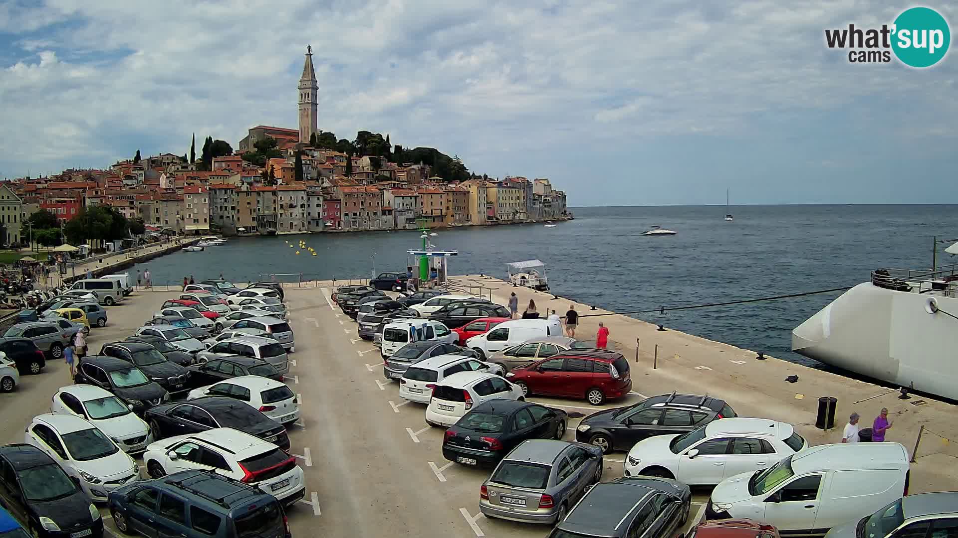 Webcam live Rovinj panorama de la ville | Istrie
