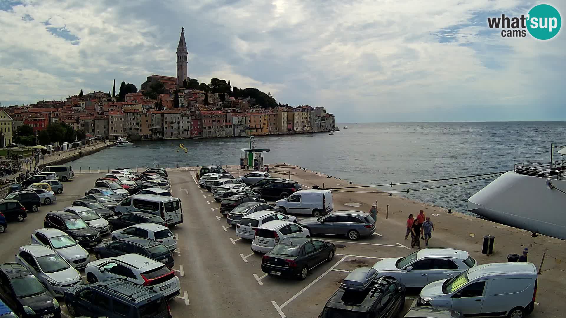 Web kamera Rovinj panorama grada