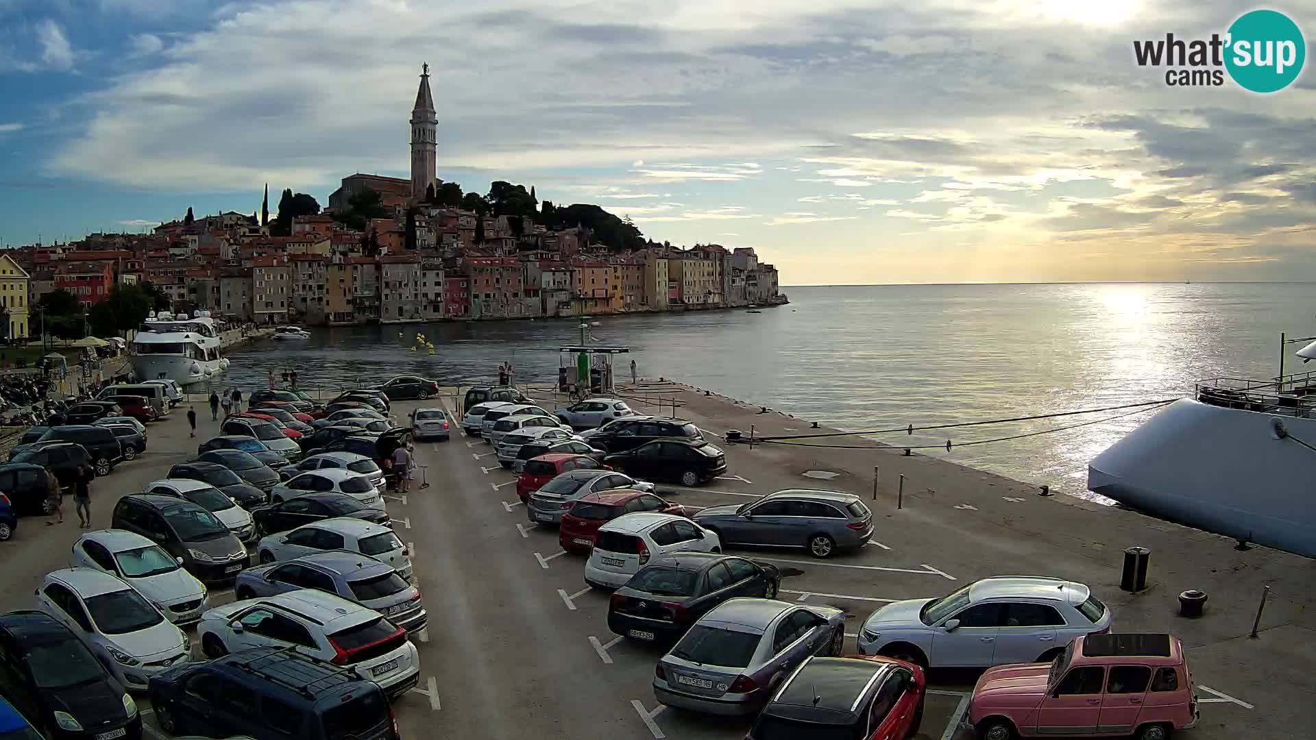 Webcam Rovinj panorama de la ciudad | Istria
