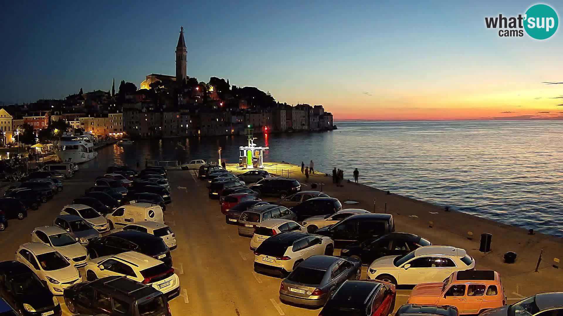 Web kamera Rovinj panorama grada