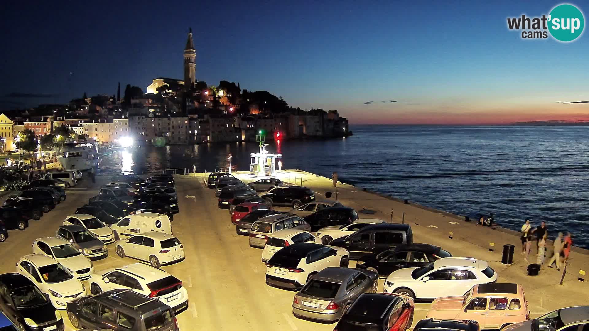 Webcam Rovinj panorama de la ciudad | Istria