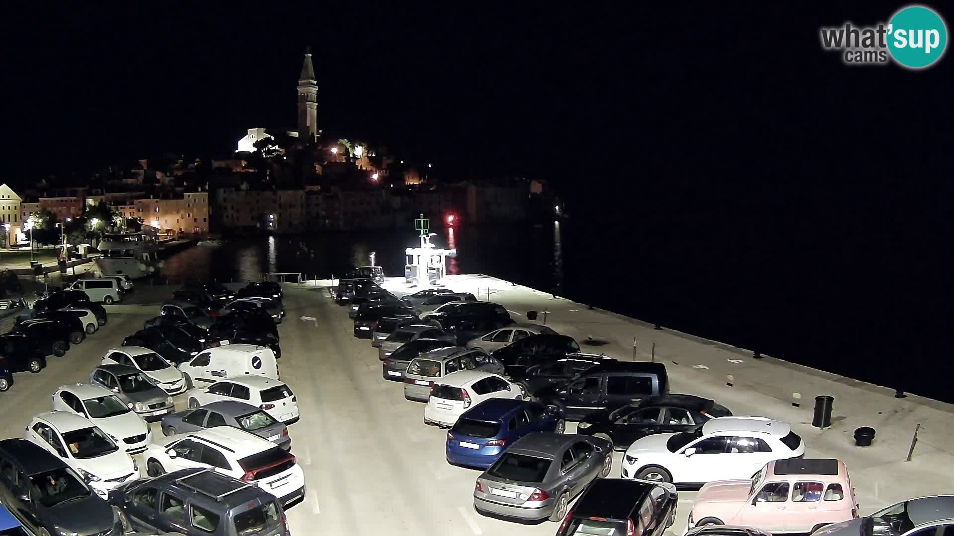 Spletna kamera Rovinj panorama mesta | Istra