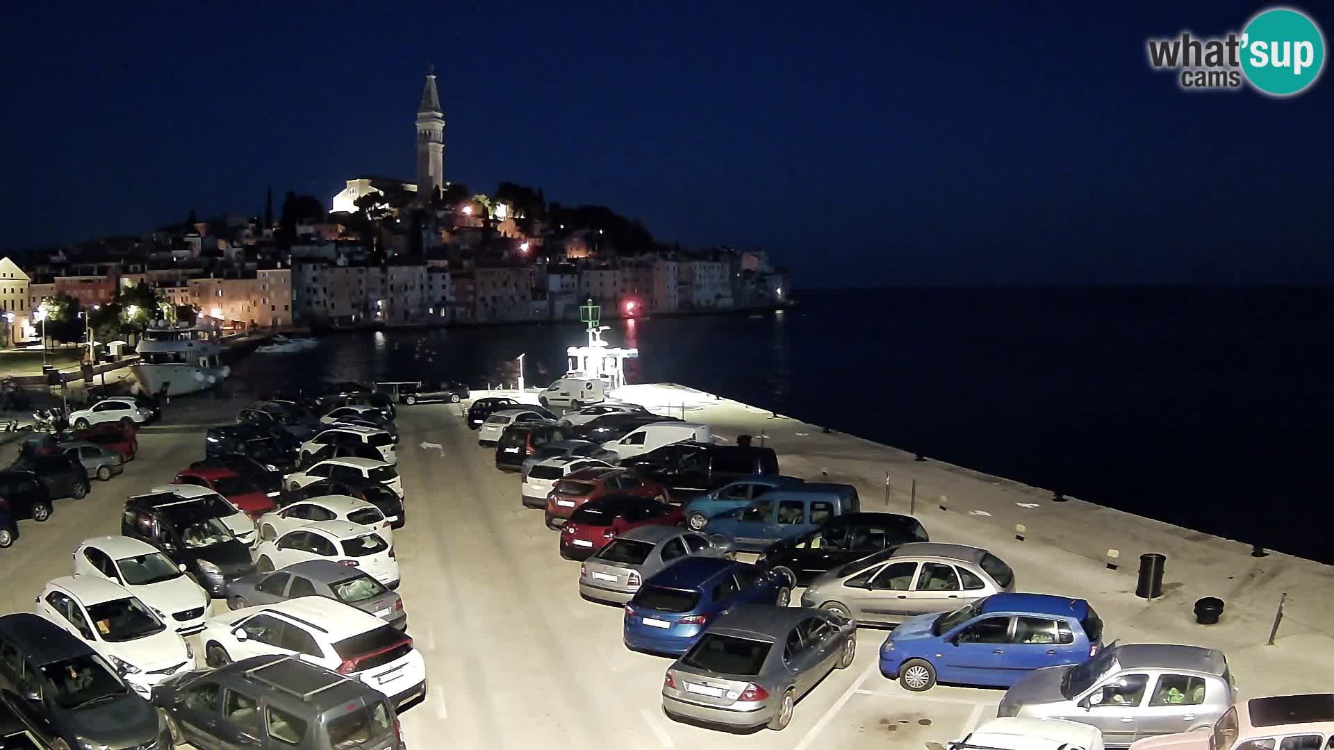Web kamera Rovinj panorama grada