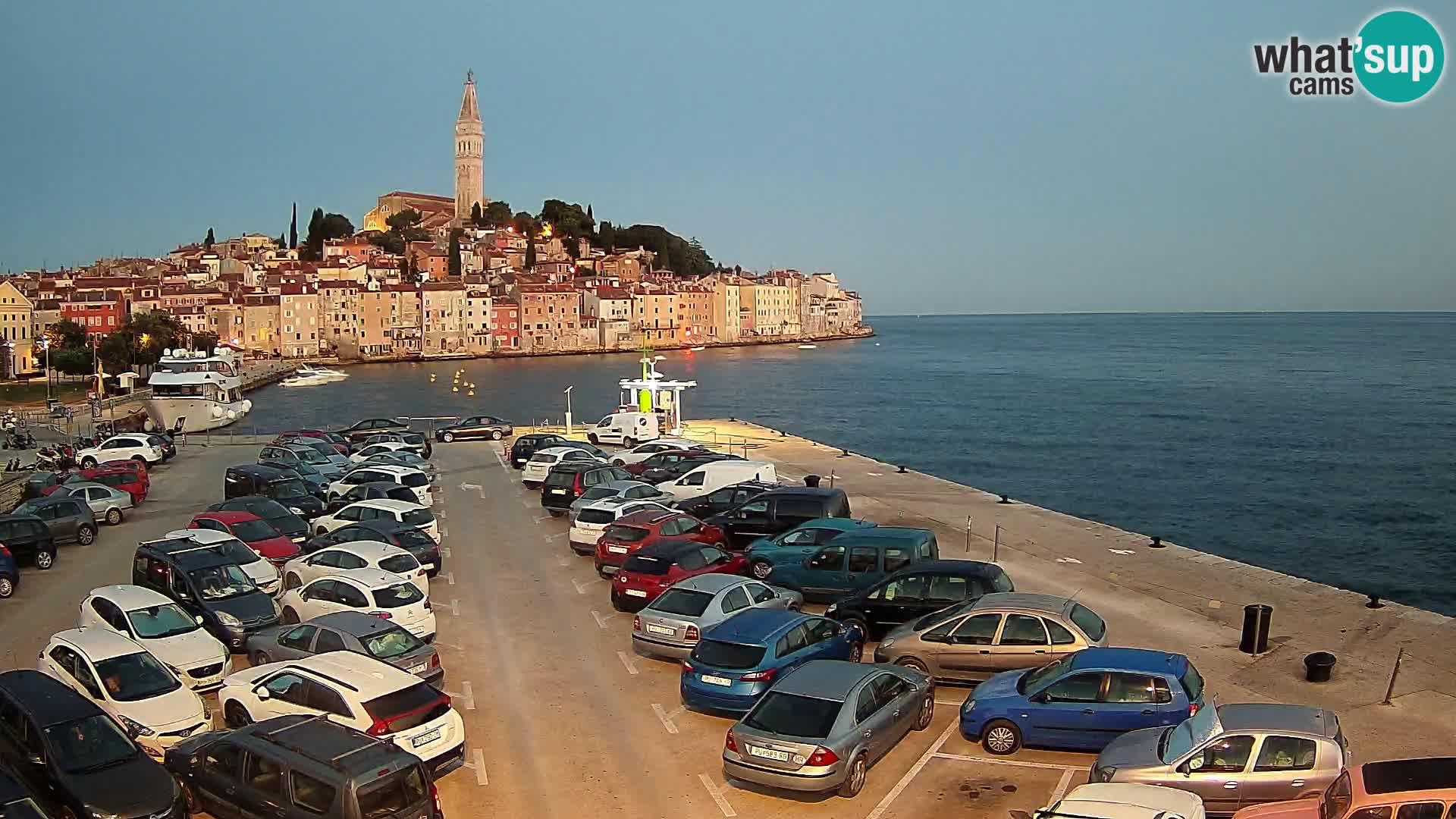 Web kamera Rovinj panorama grada
