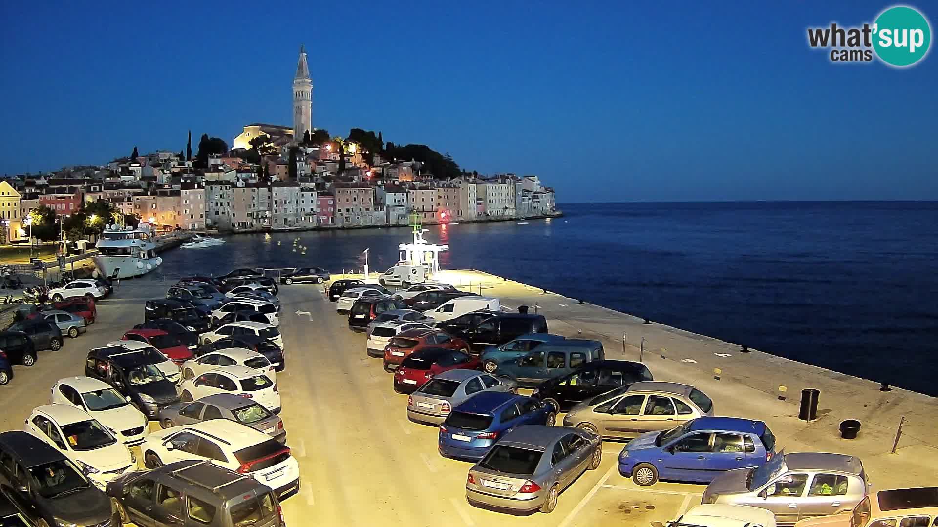 Web kamera Rovinj panorama grada