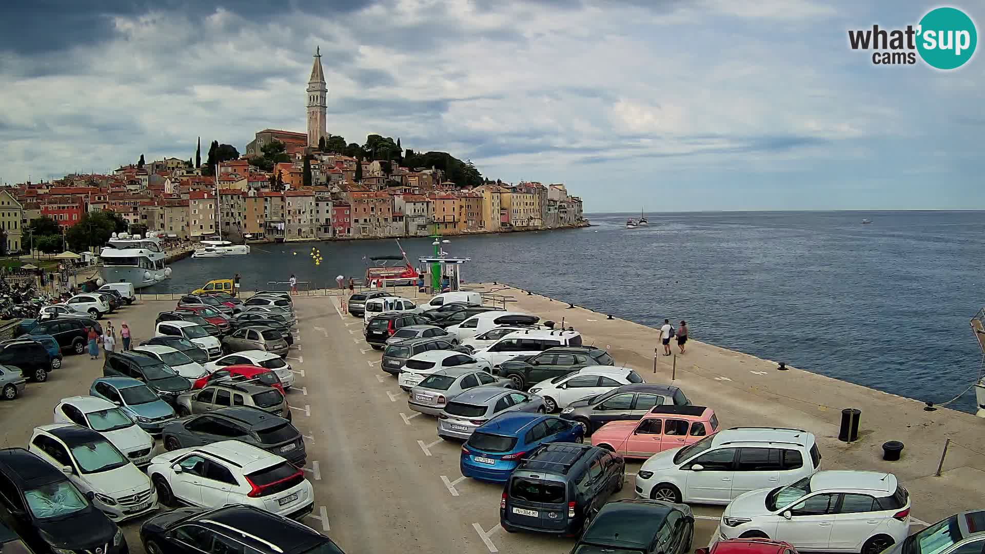 Webcam live Rovinj panorama de la ville | Istrie