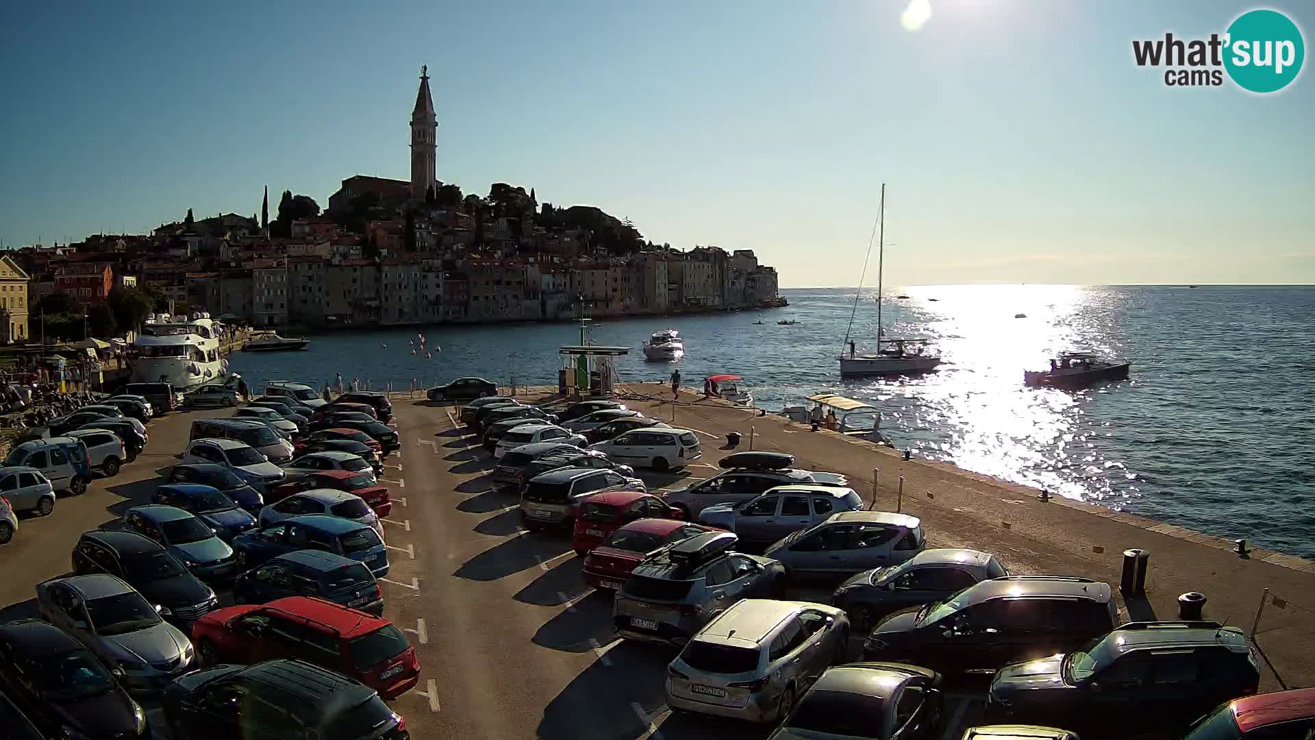 Web kamera Rovinj panorama grada
