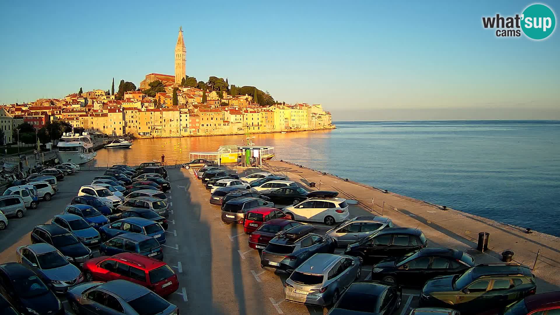 Webcam Rovinj panorama de la ciudad | Istria
