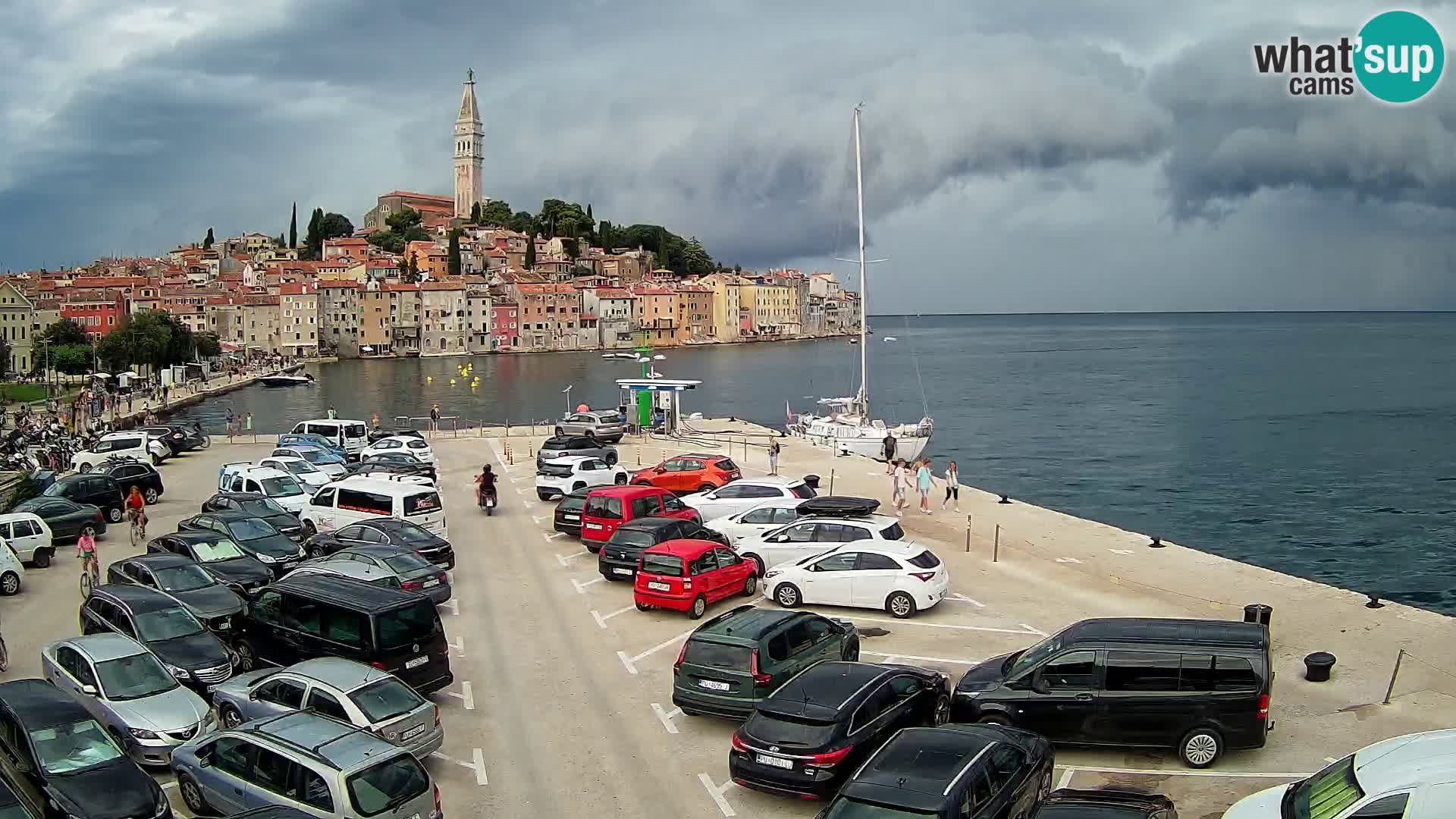 Web kamera Rovinj panorama grada