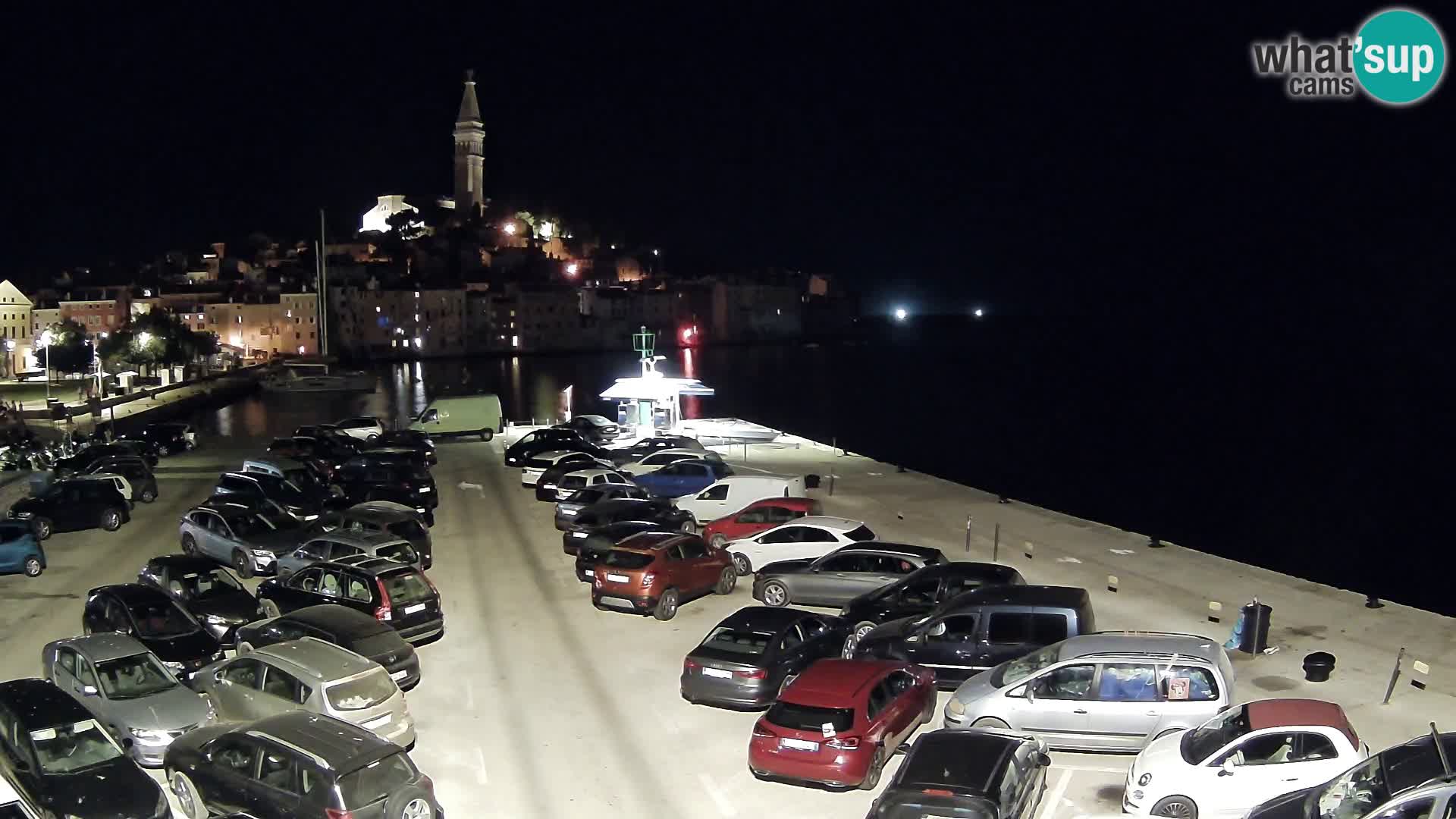 Spletna kamera Rovinj panorama mesta | Istra