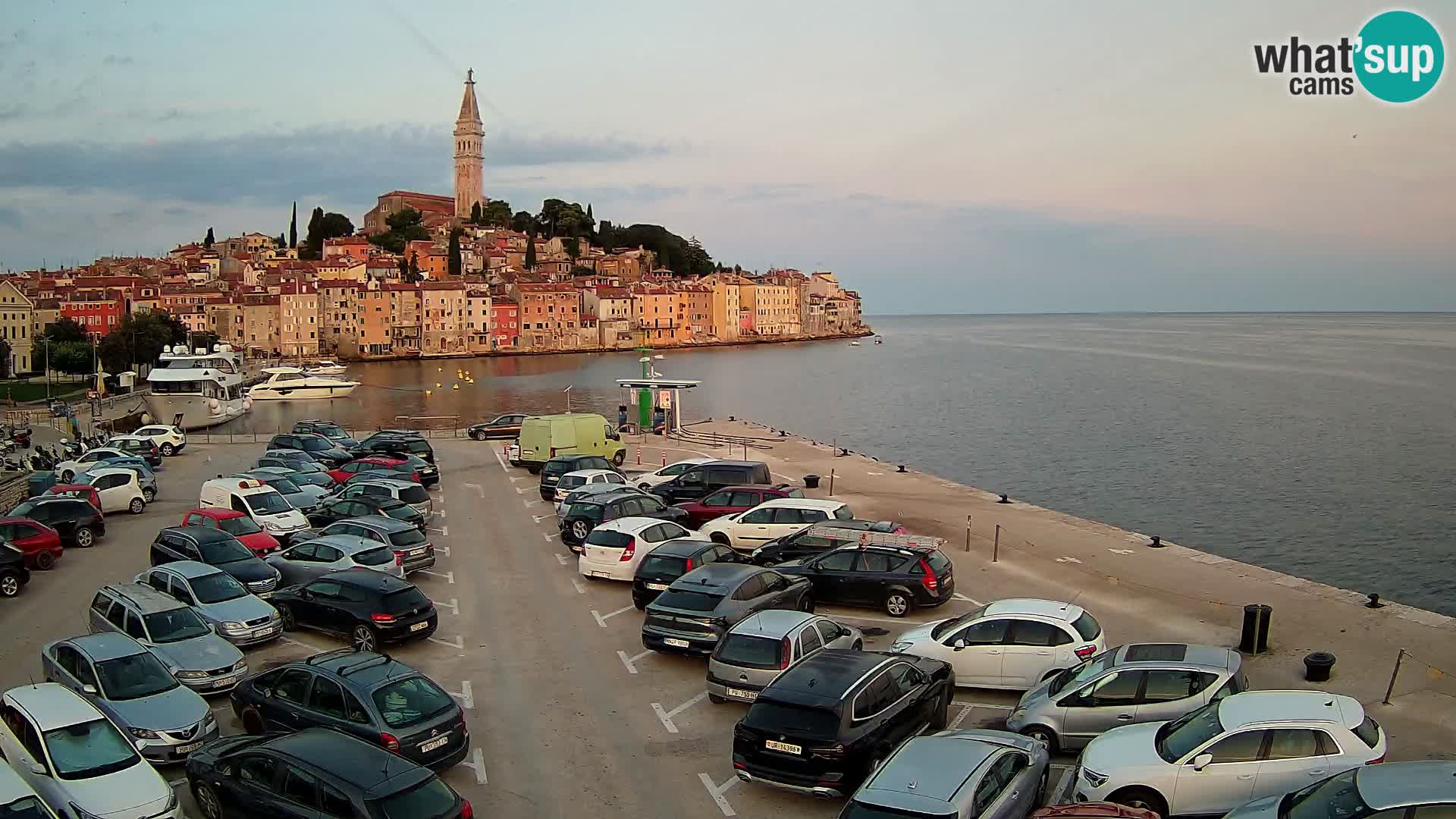 Webcam Rovinj panorama de la ciudad | Istria