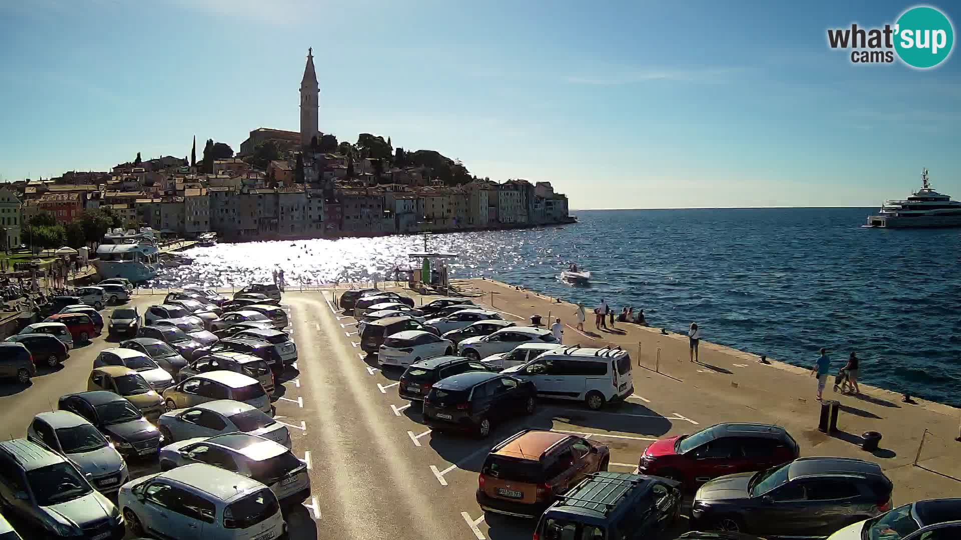 Webcam Rovinj panorama de la ciudad | Istria