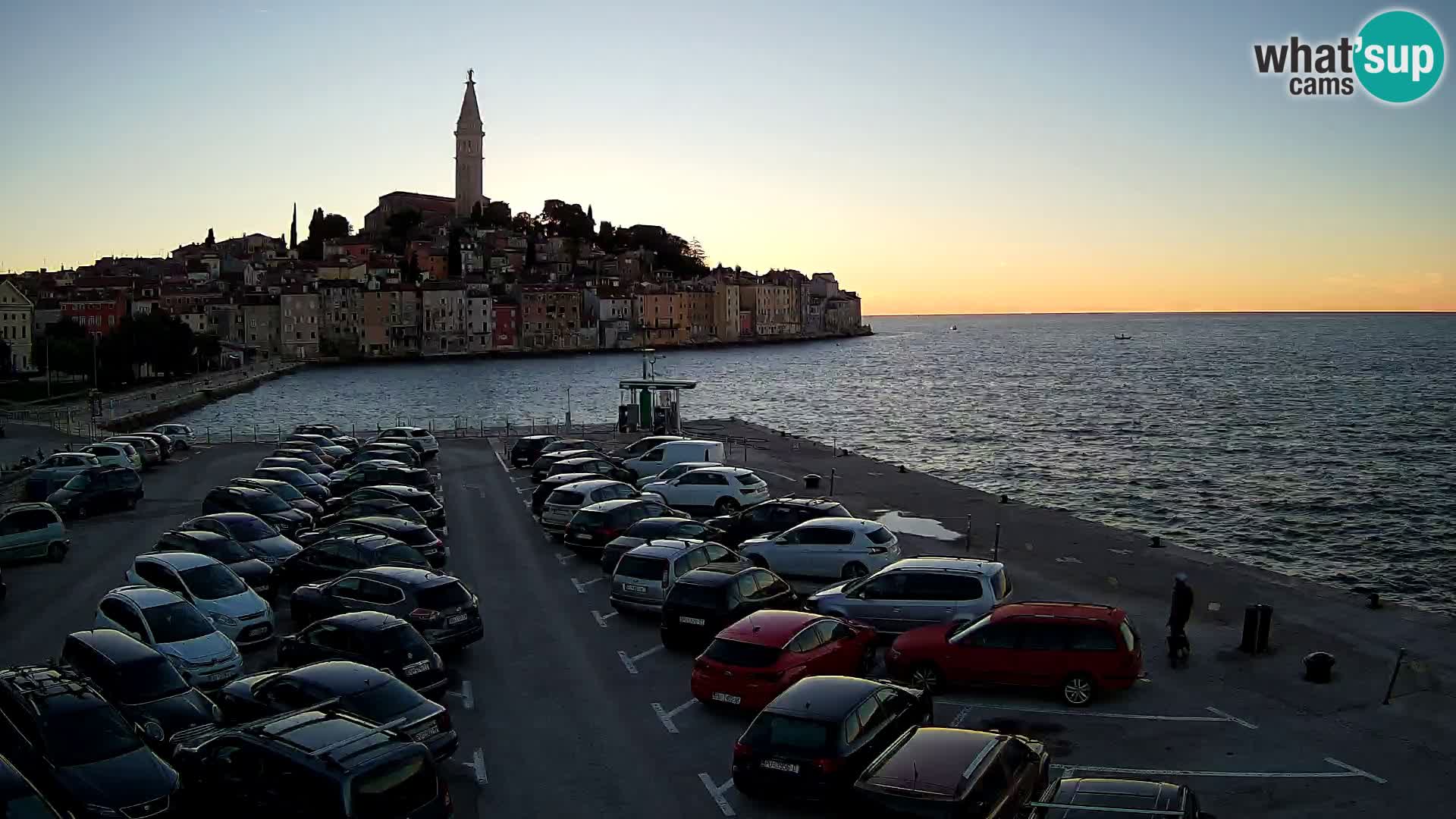Spletna kamera Rovinj panorama mesta | Istra