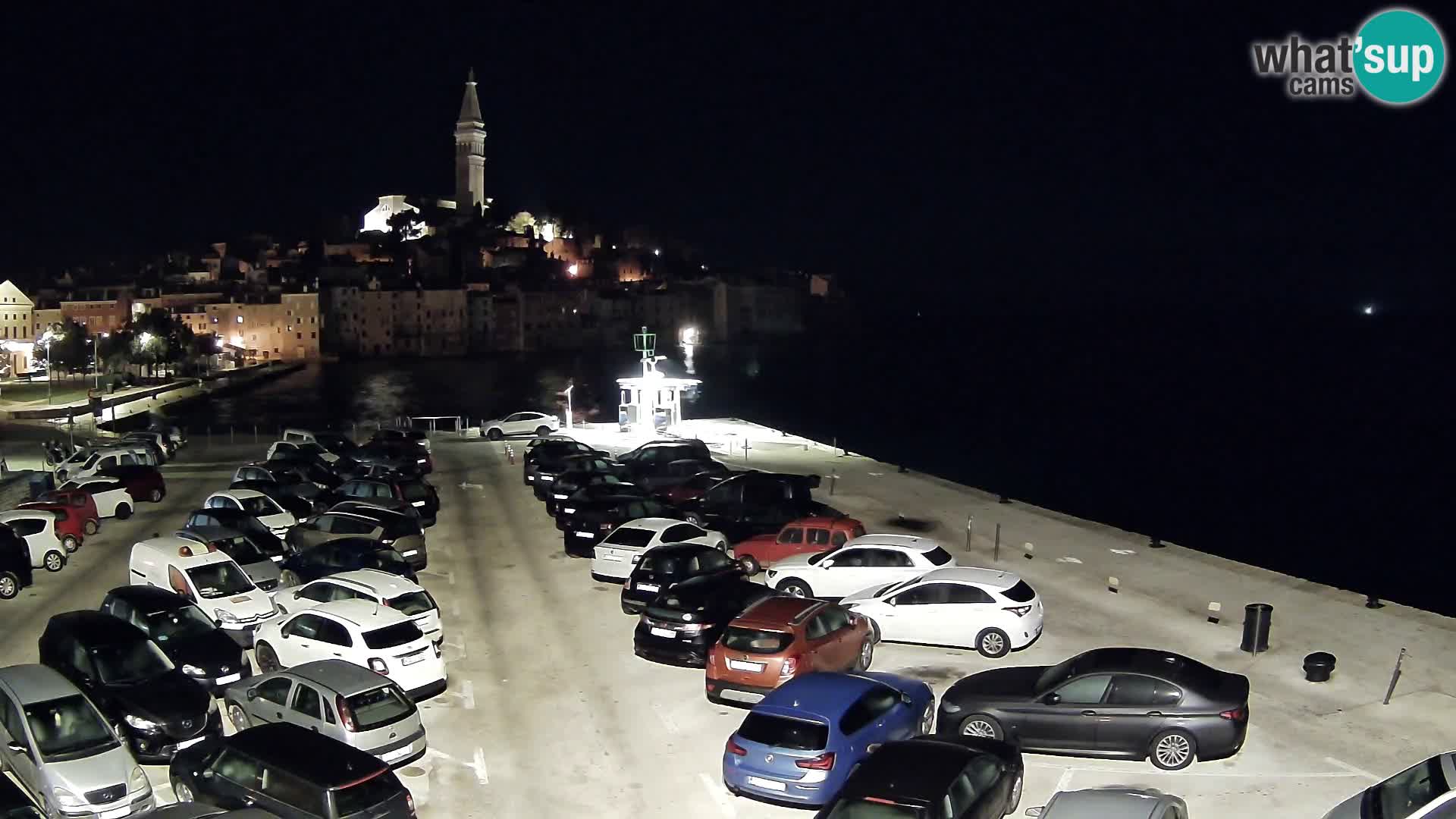 Spletna kamera Rovinj panorama mesta | Istra