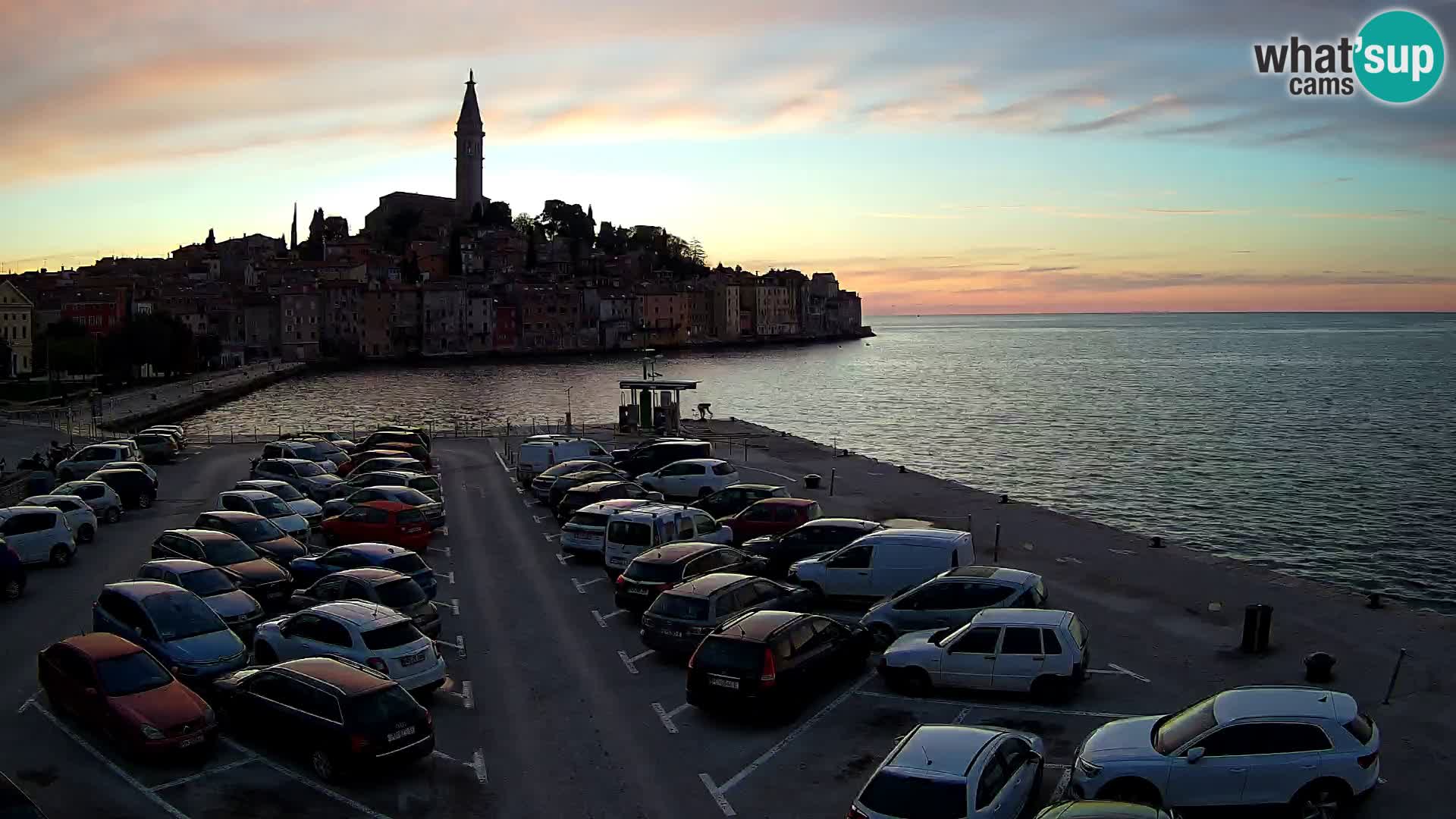 Web kamera Rovinj panorama grada