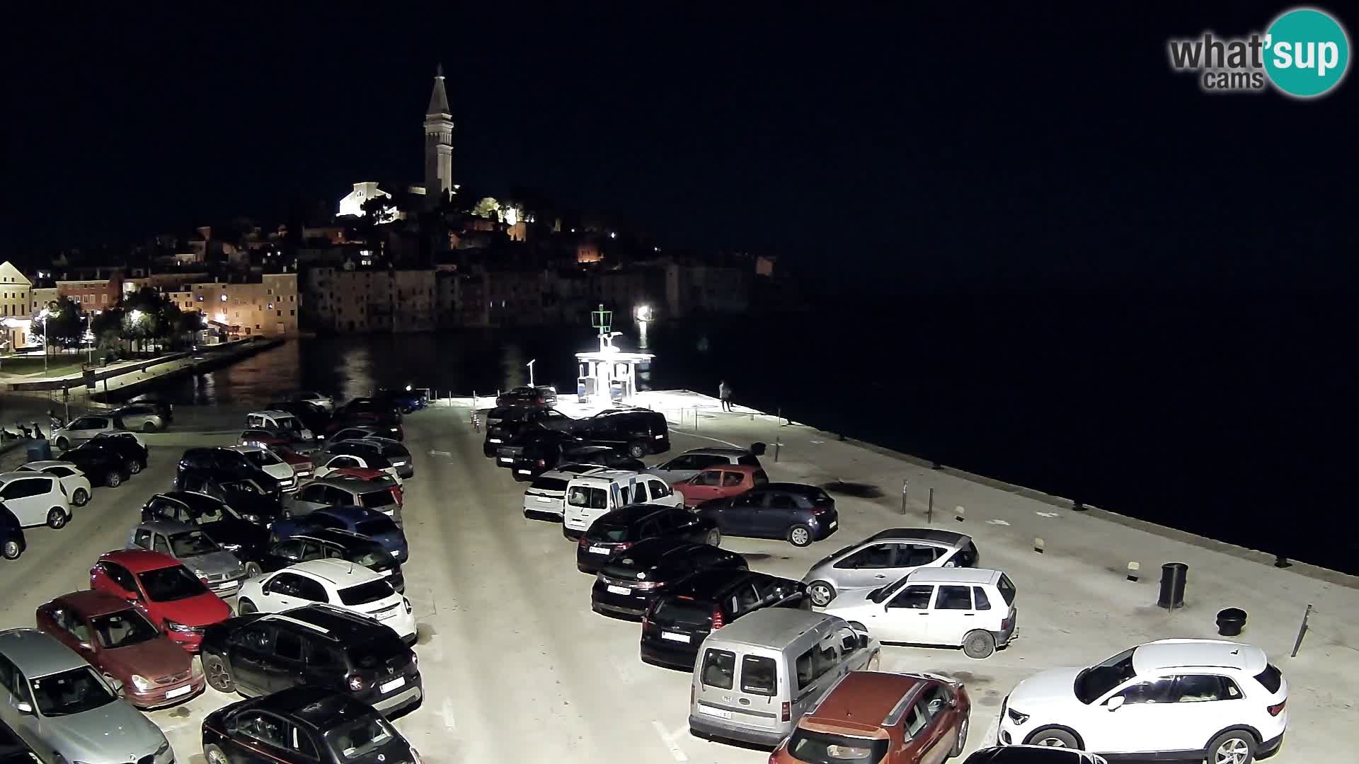 Spletna kamera Rovinj panorama mesta | Istra