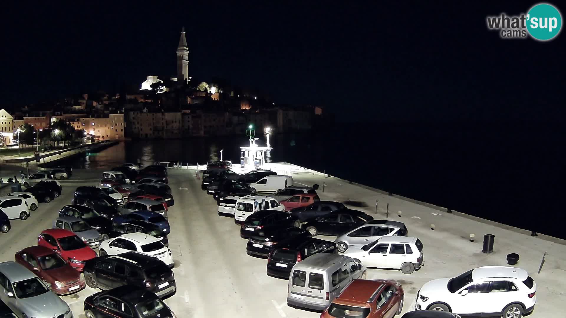 Spletna kamera Rovinj panorama mesta | Istra