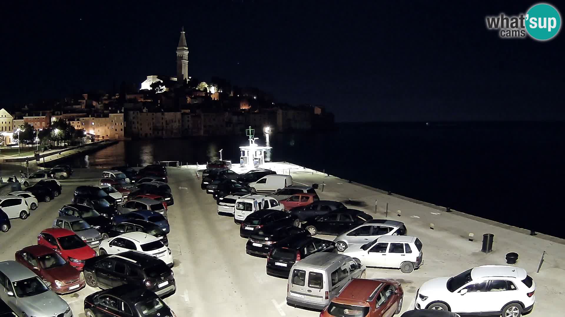 Webcam live Rovinj panorama de la ville | Istrie