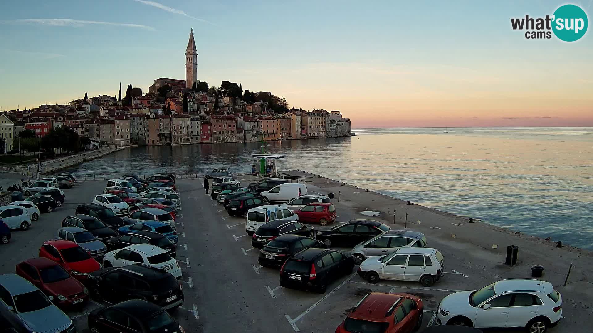 Web kamera Rovinj panorama grada