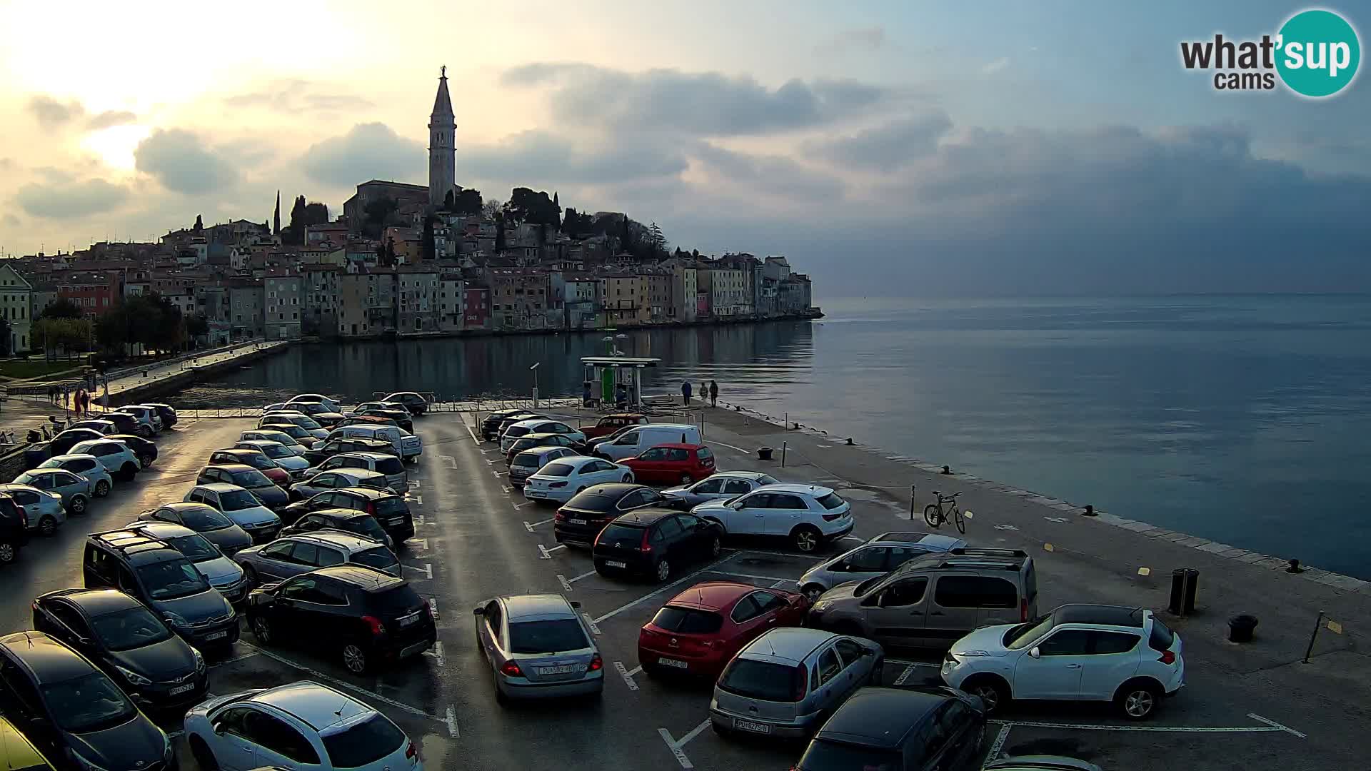 Web kamera Rovinj panorama grada