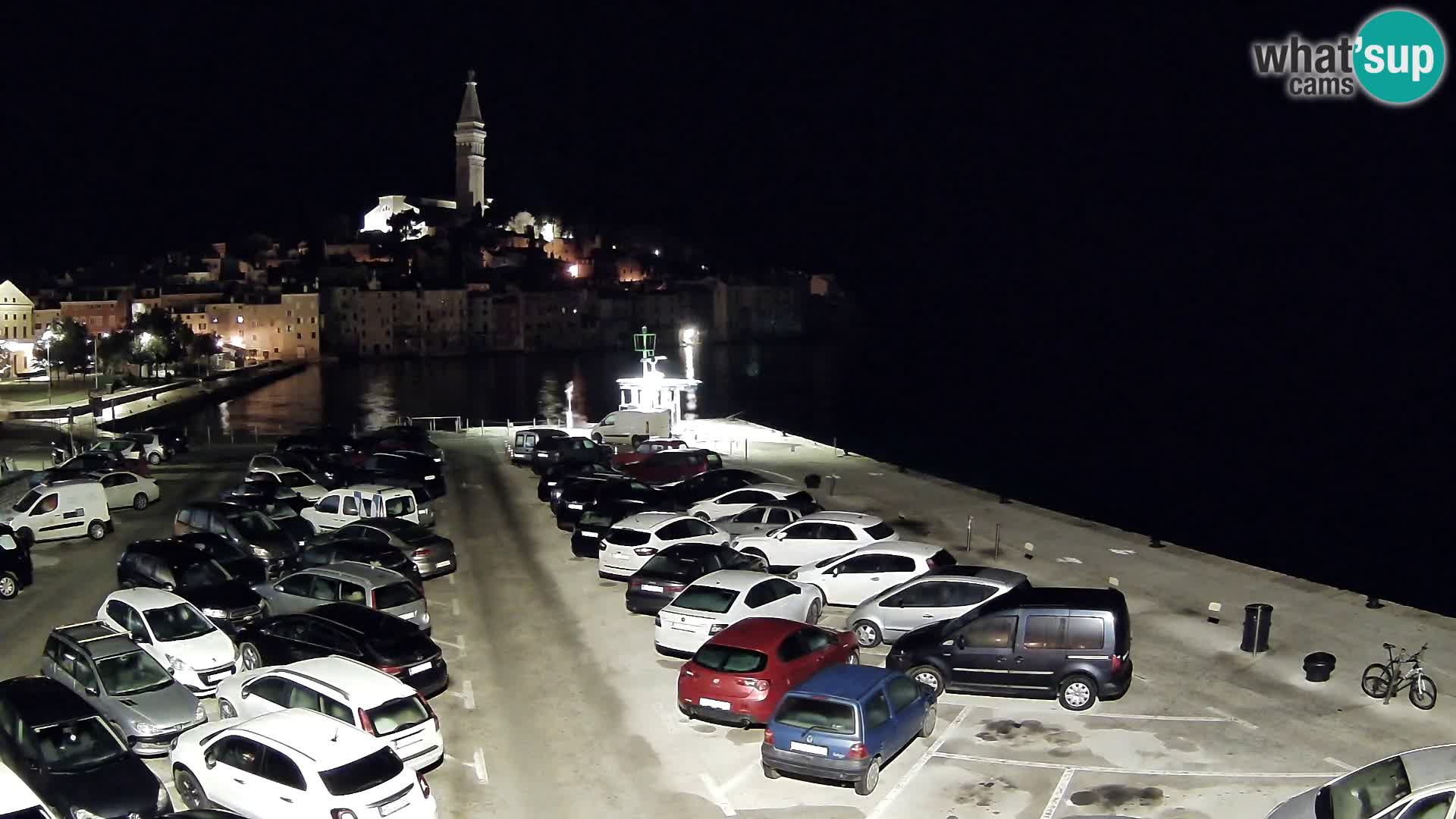 Spletna kamera Rovinj panorama mesta | Istra