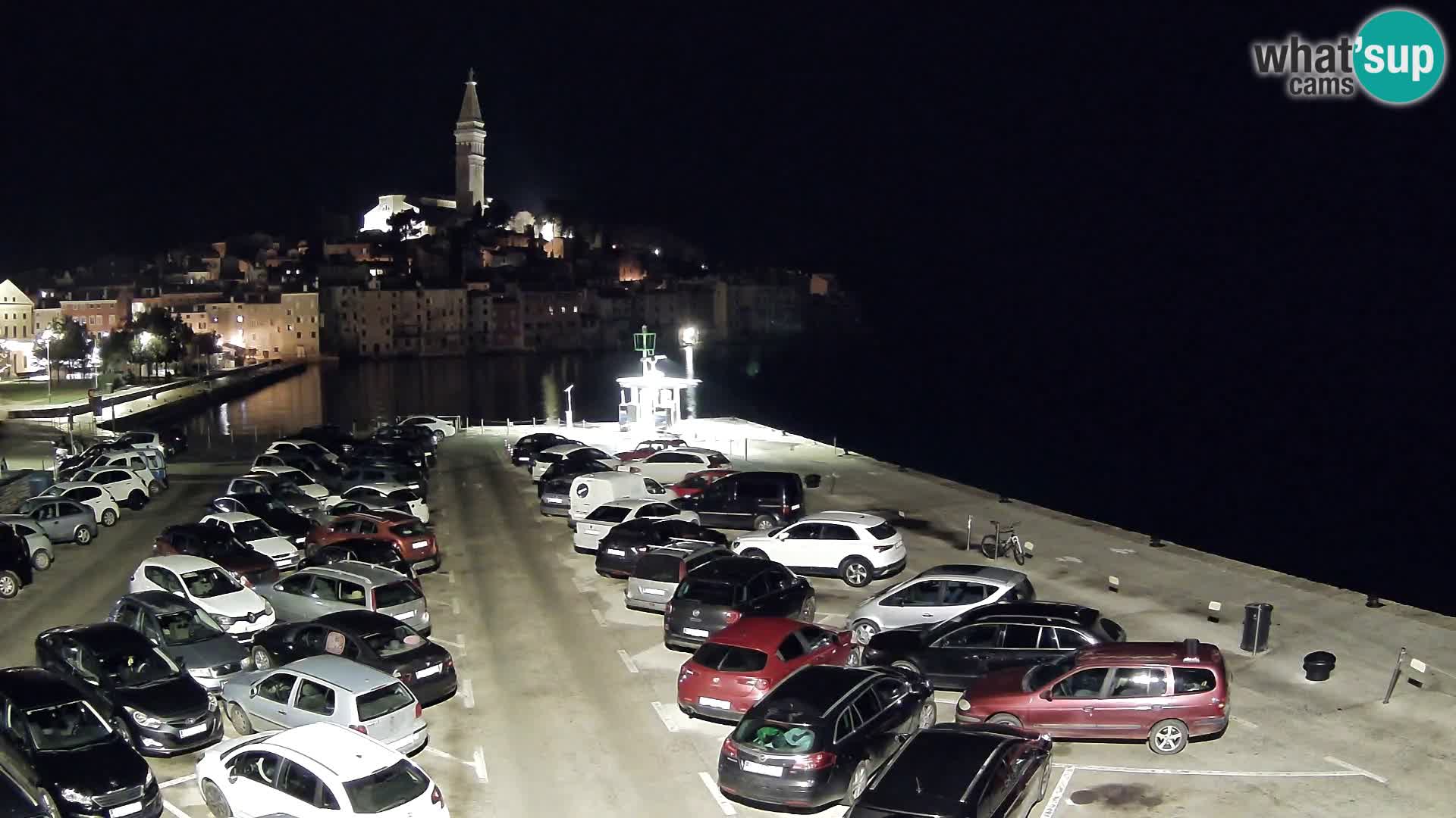 Webcam live Rovinj panorama de la ville | Istrie