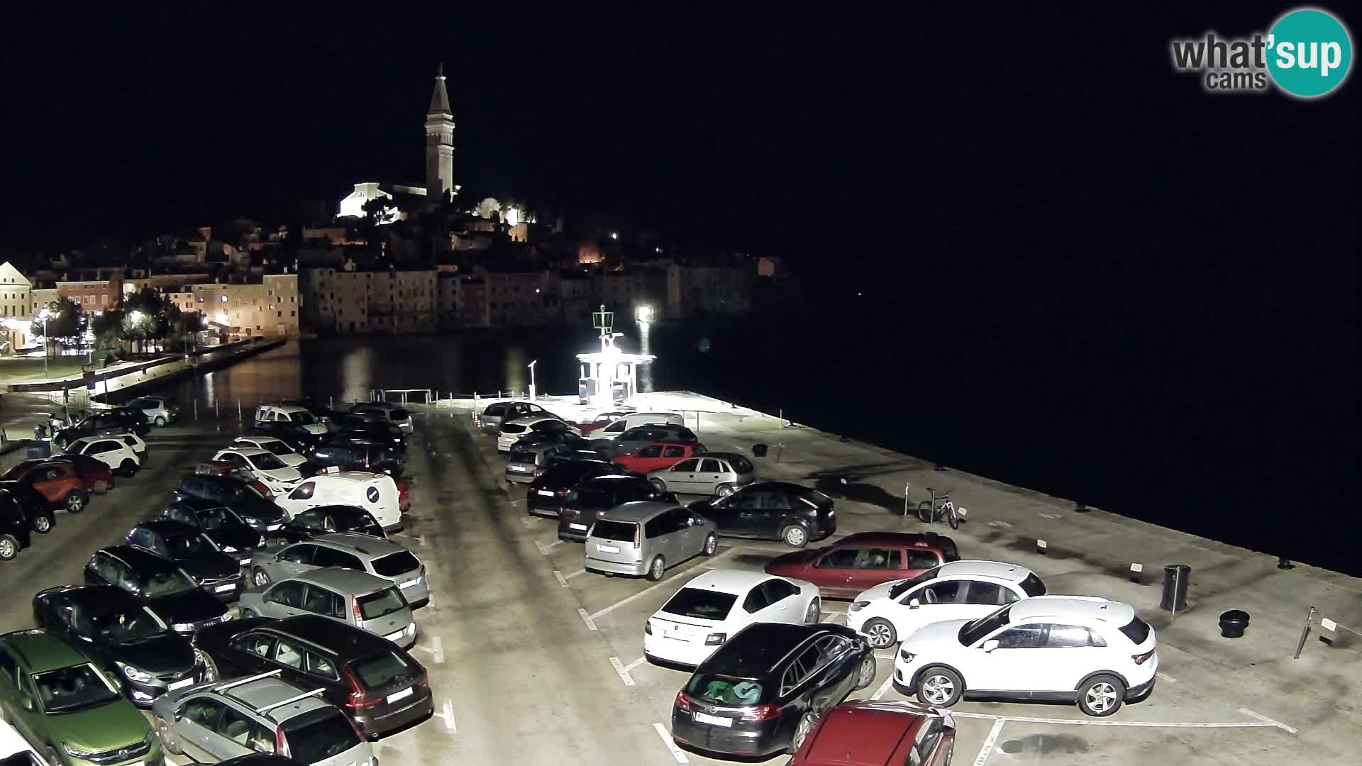 Webcam live Rovinj panorama de la ville | Istrie