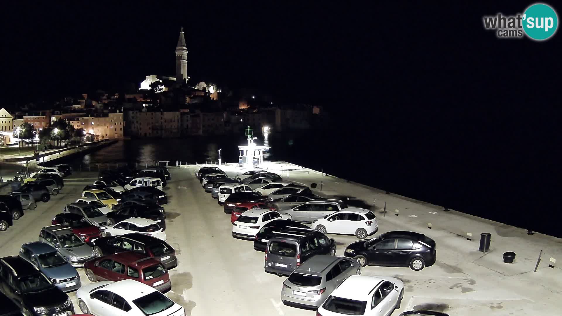 Spletna kamera Rovinj panorama mesta | Istra