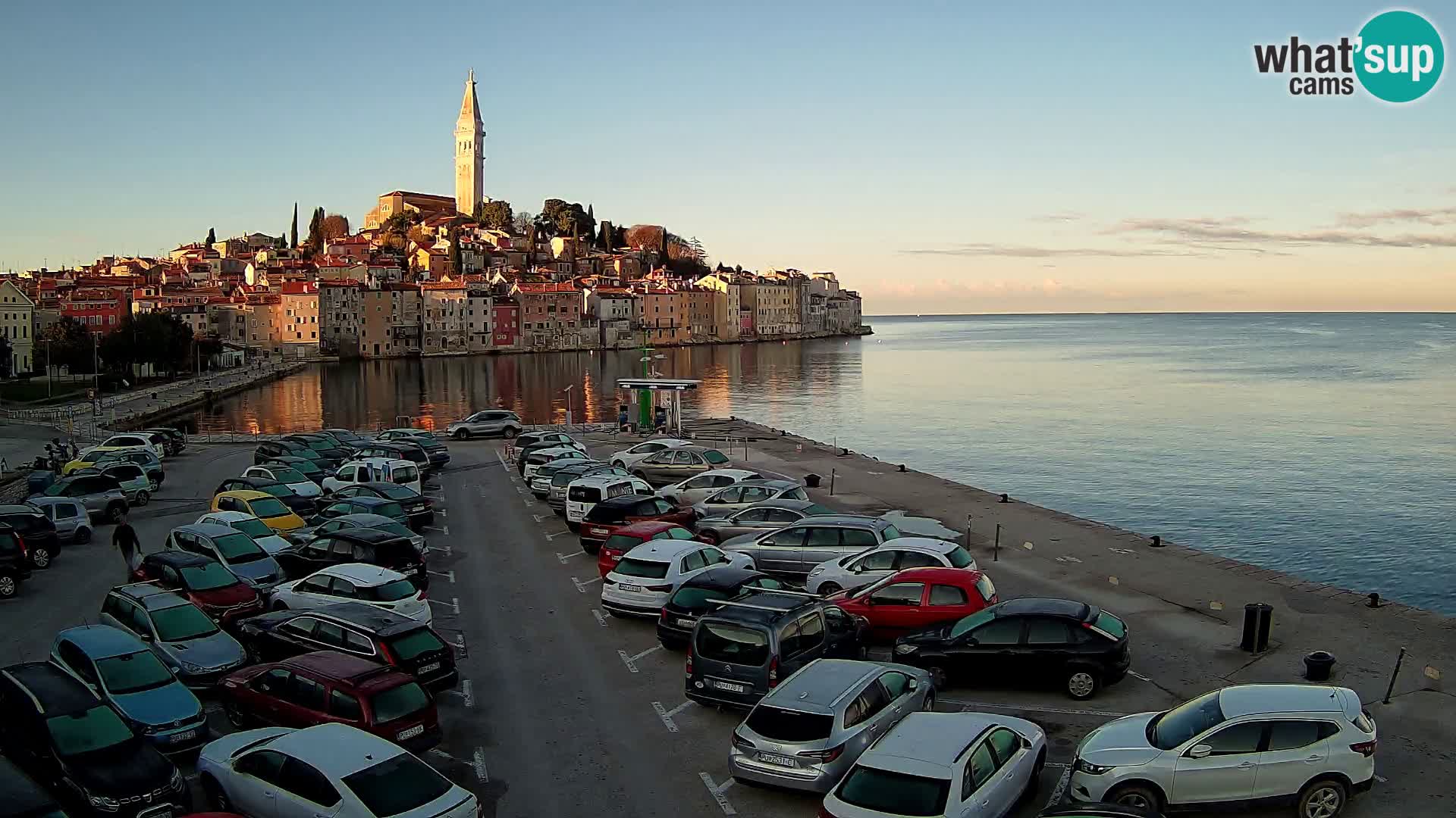 Web kamera Rovinj panorama grada