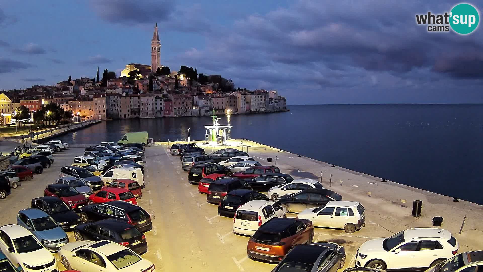 Webcam live Rovinj panorama de la ville | Istrie