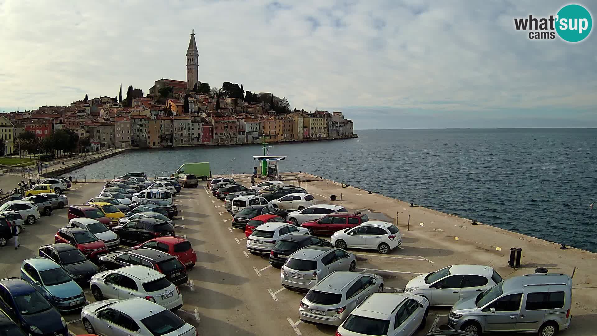 Webcam Rovinj panorama de la ciudad | Istria
