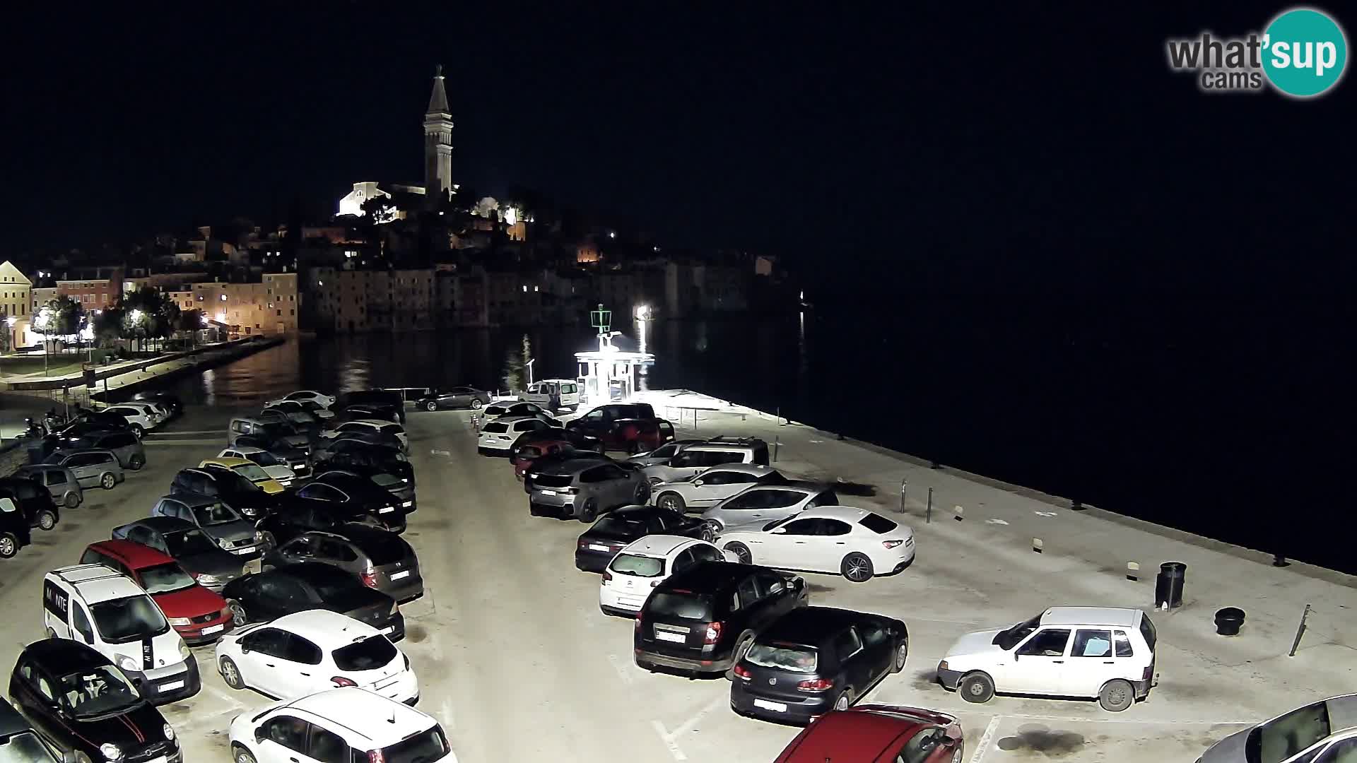 Webcam live Rovinj panorama de la ville | Istrie