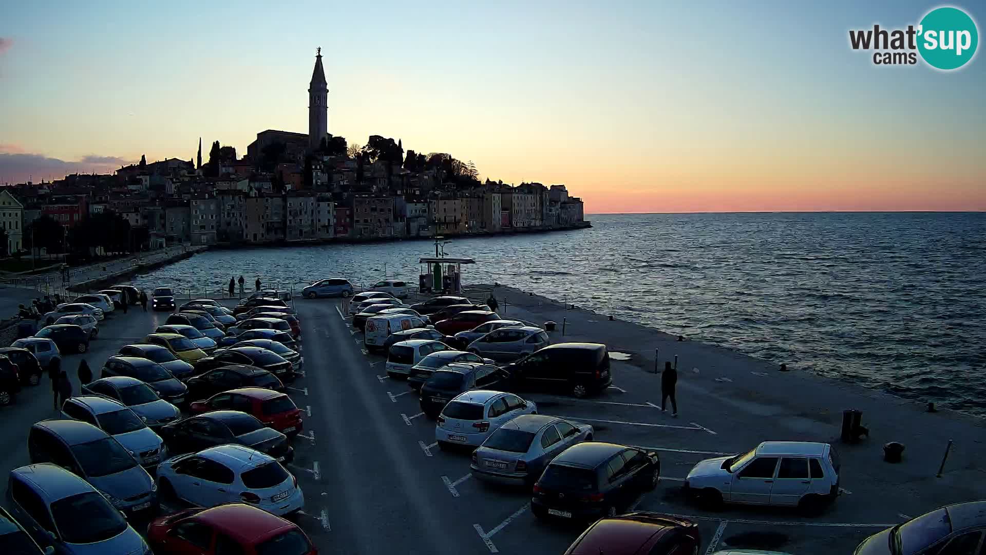 Web kamera Rovinj panorama grada