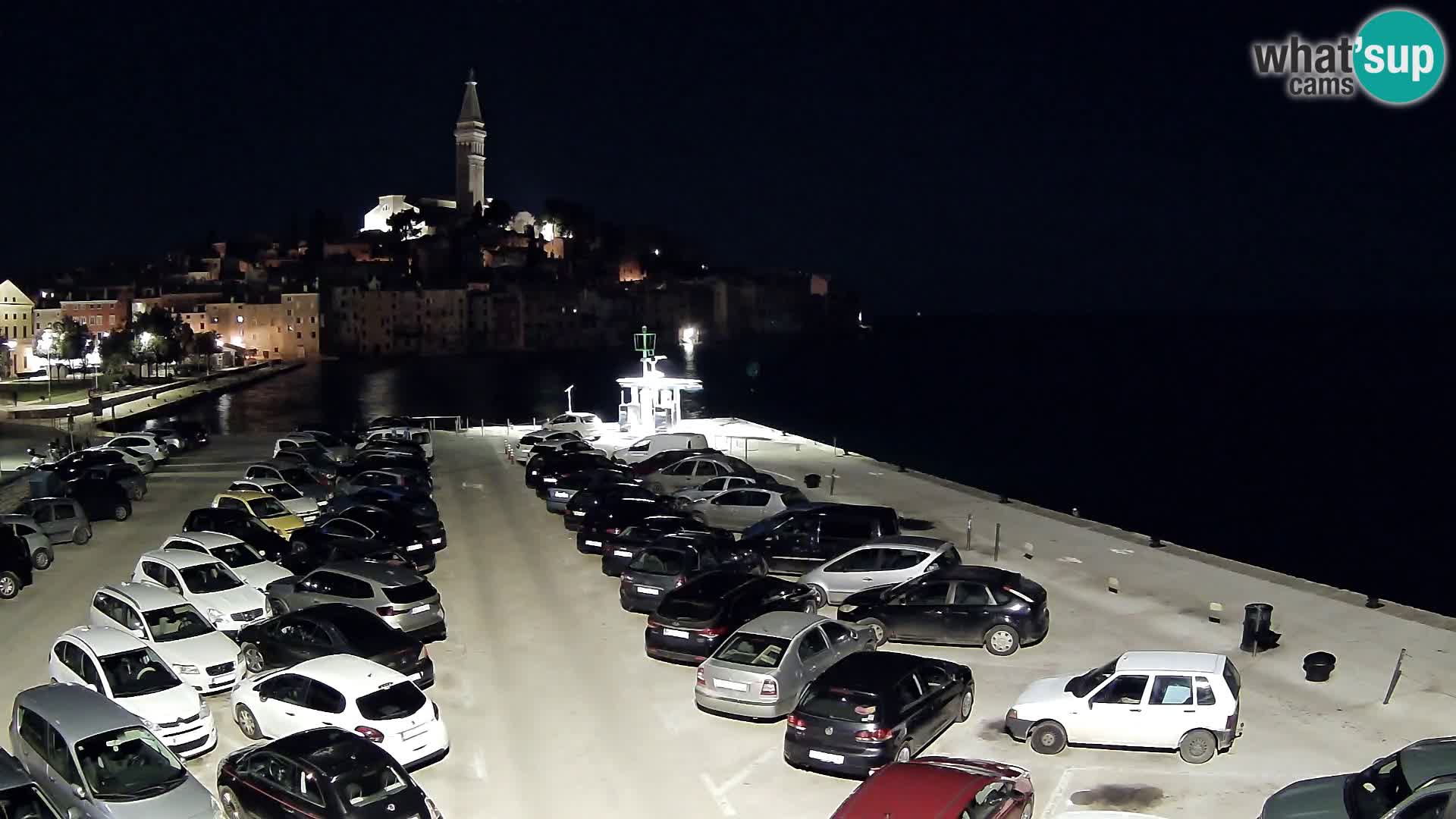 Spletna kamera Rovinj panorama mesta | Istra